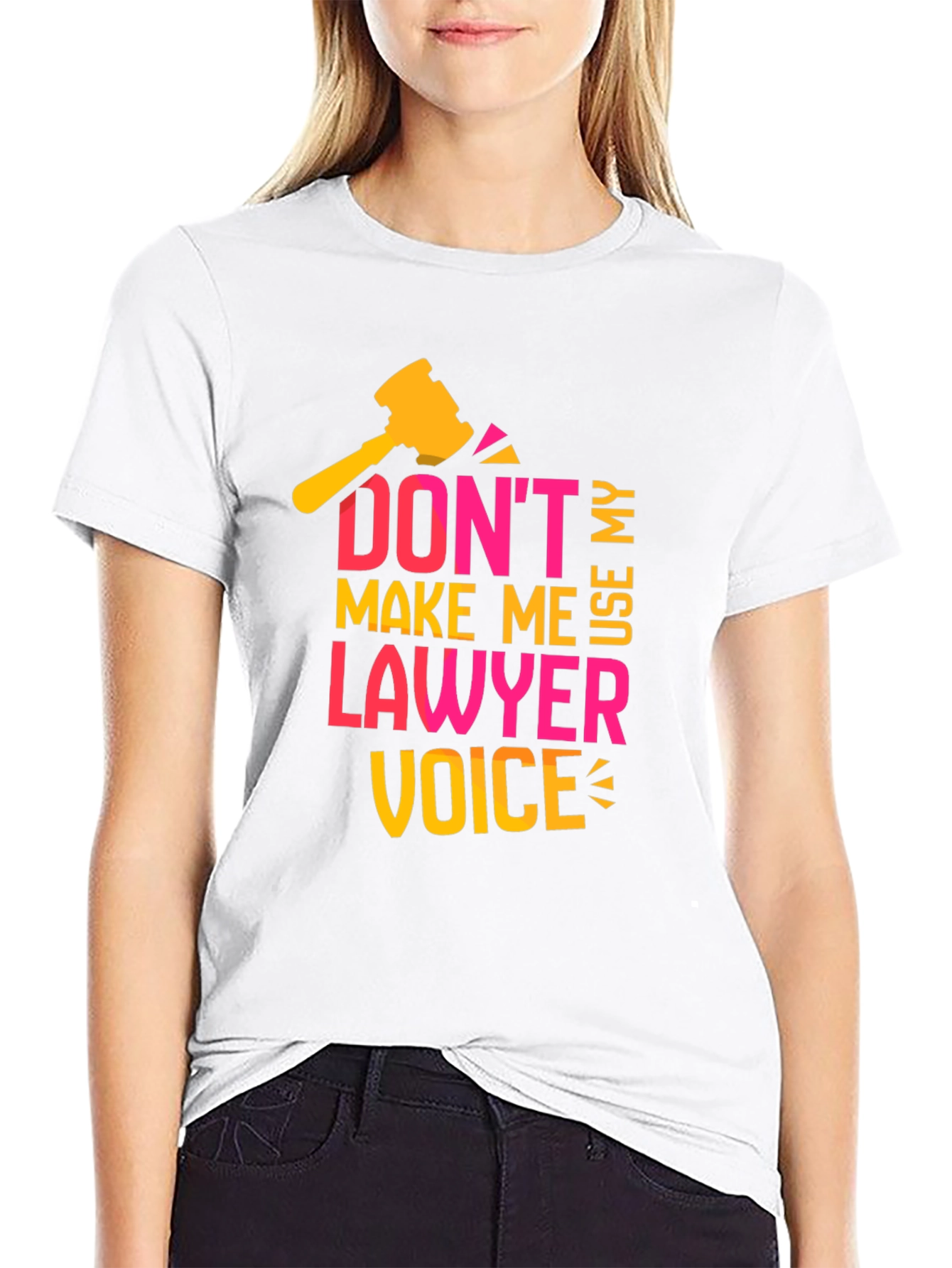 Black Don't Make Me Use My Lawyer Voice T-Shirt view 9