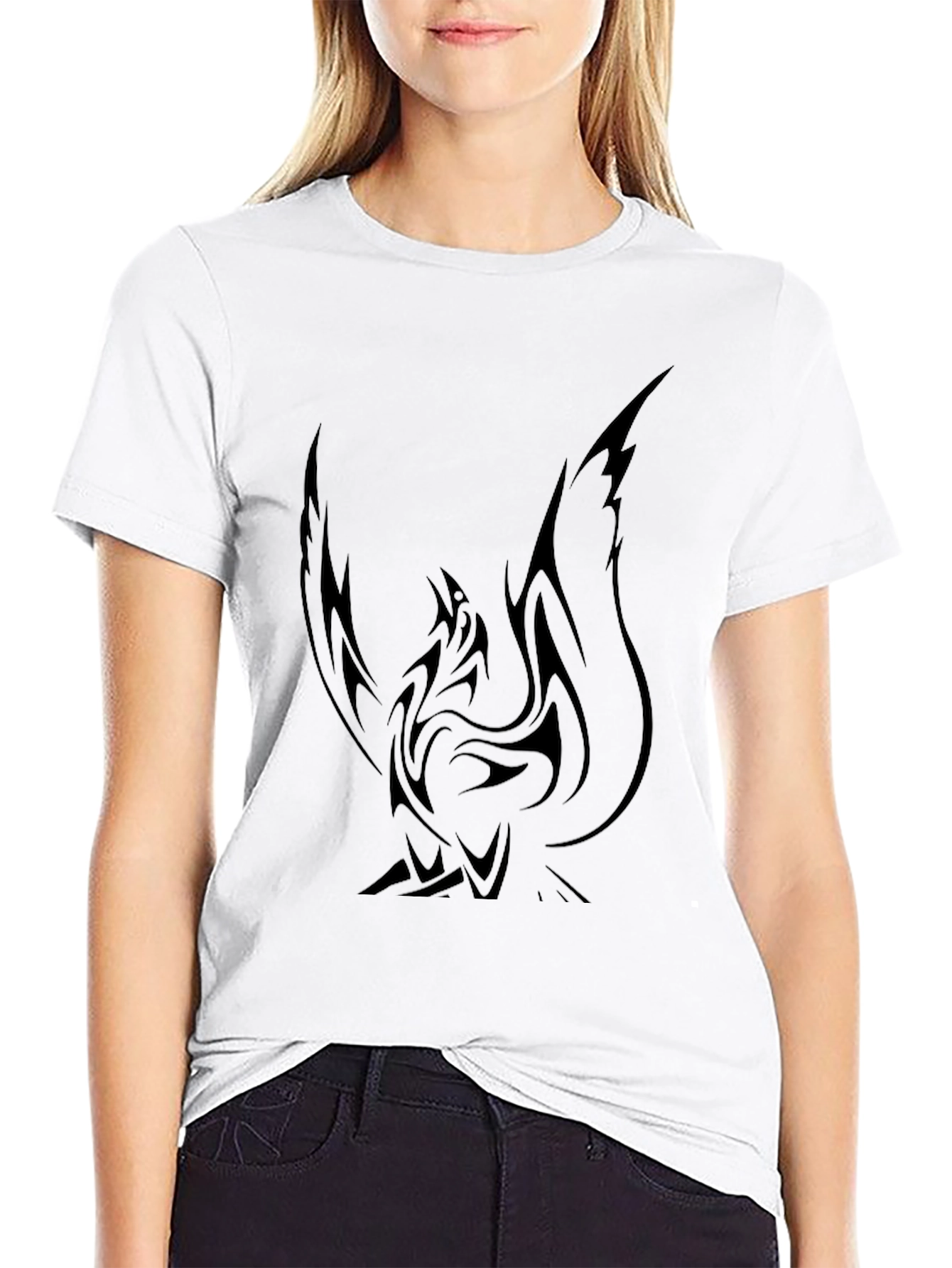Black Phoenix Graphic Tee - Black T-Shirt for Men view 9