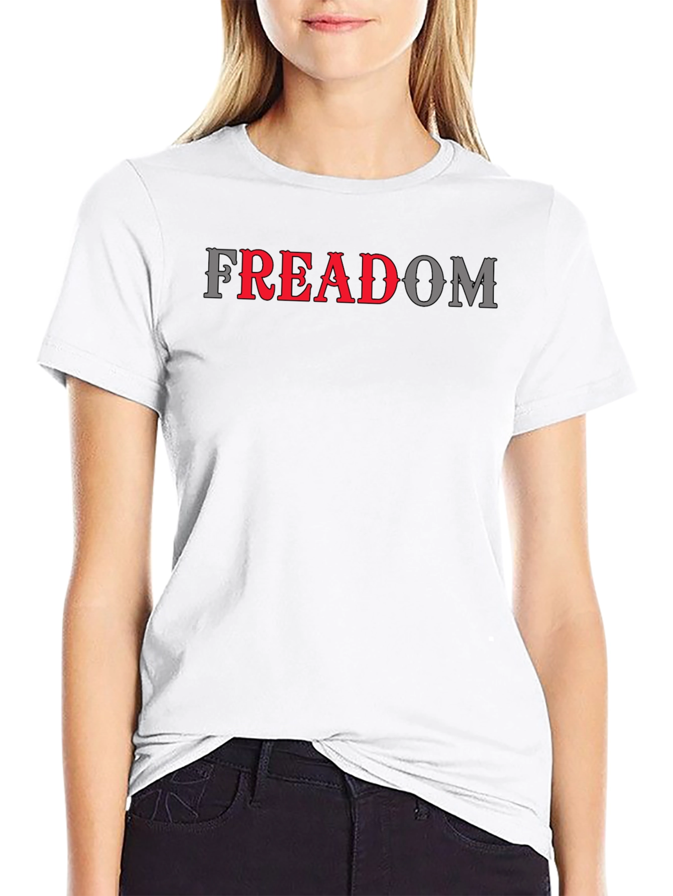 Black FREADOM Graphic Tee - Mens view 9