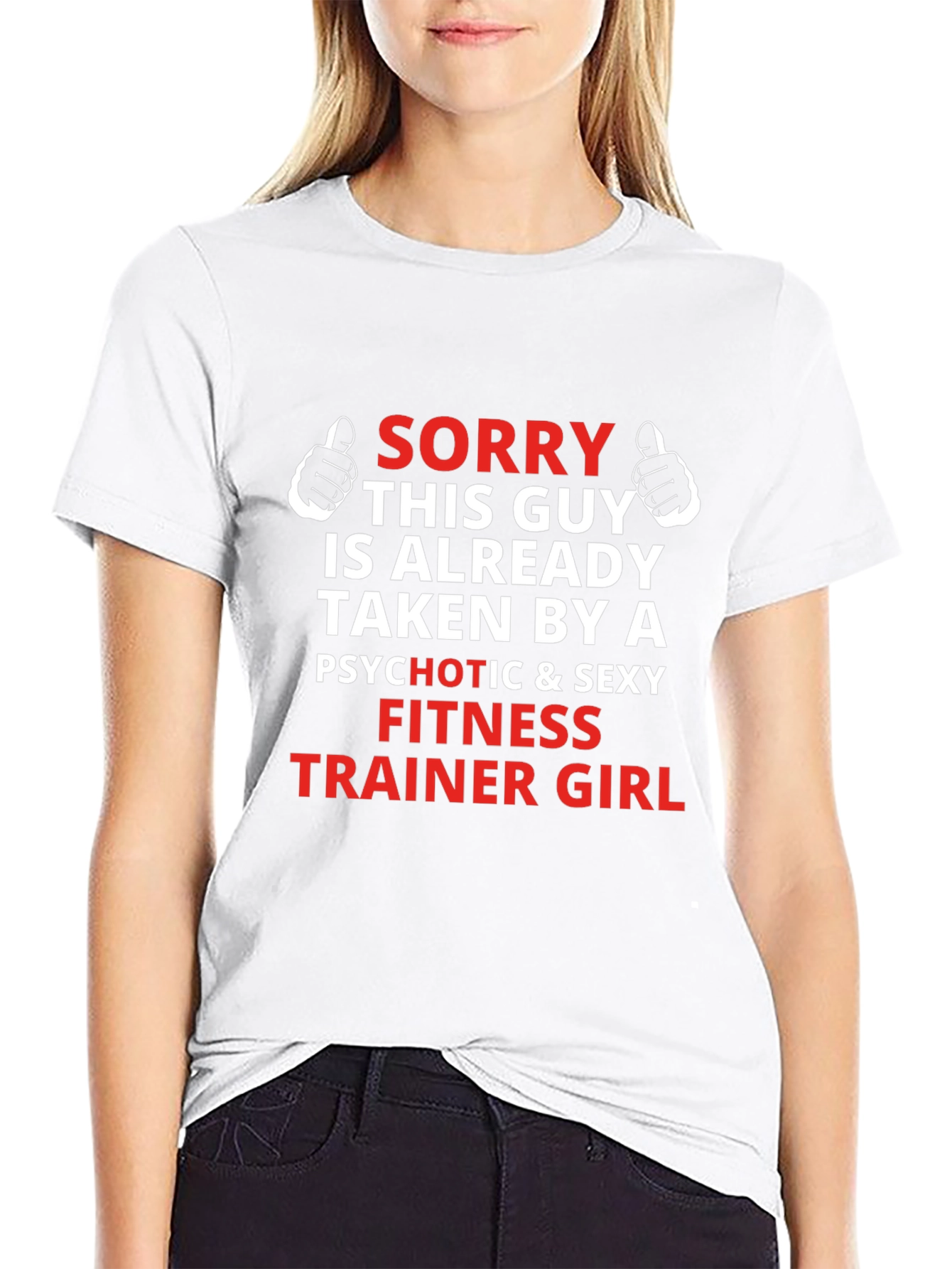 Black Funny "Taken By" Fitness Trainer T-Shirt view 9