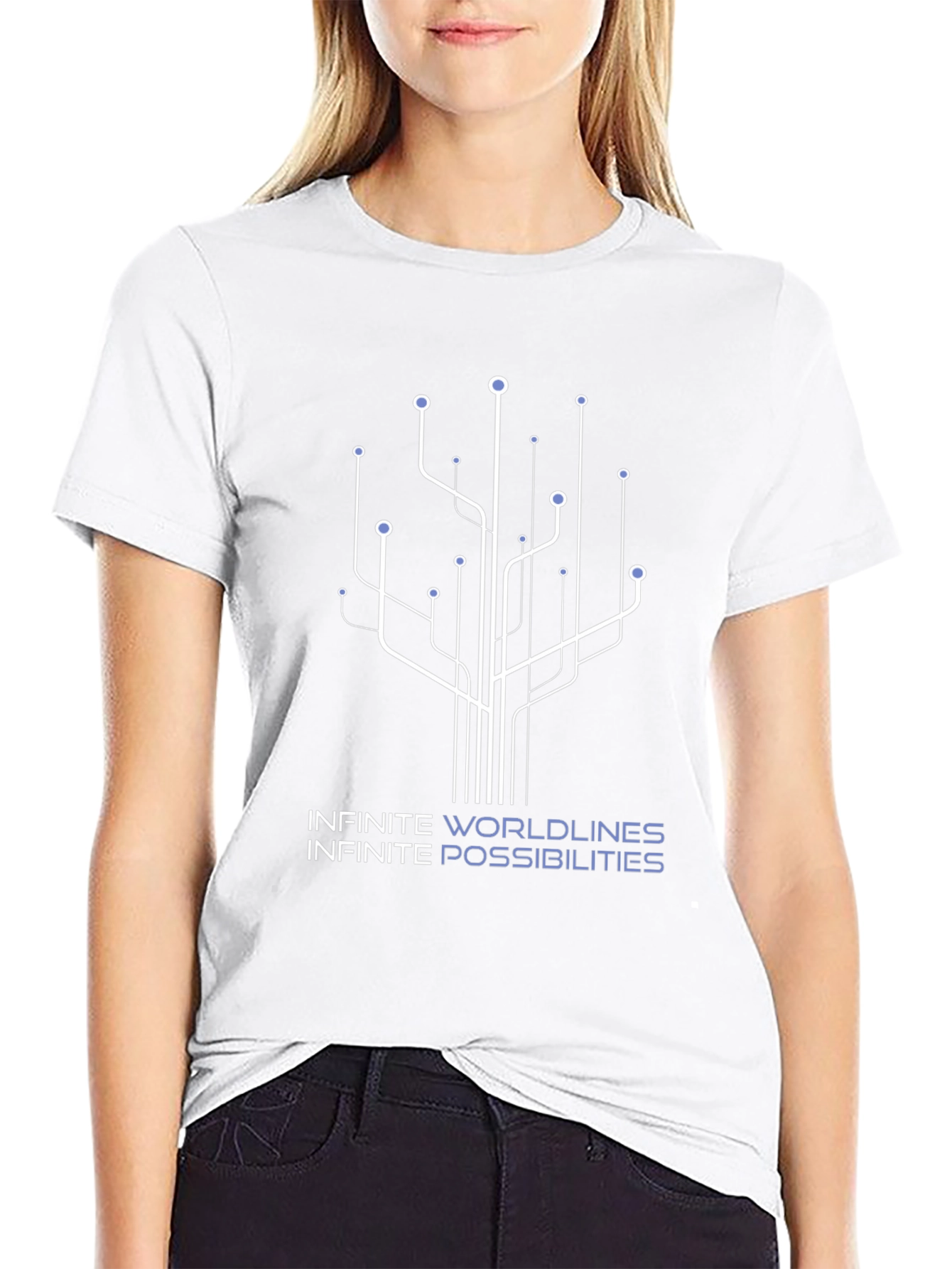 Black Infinite Possibilities Tee view 9