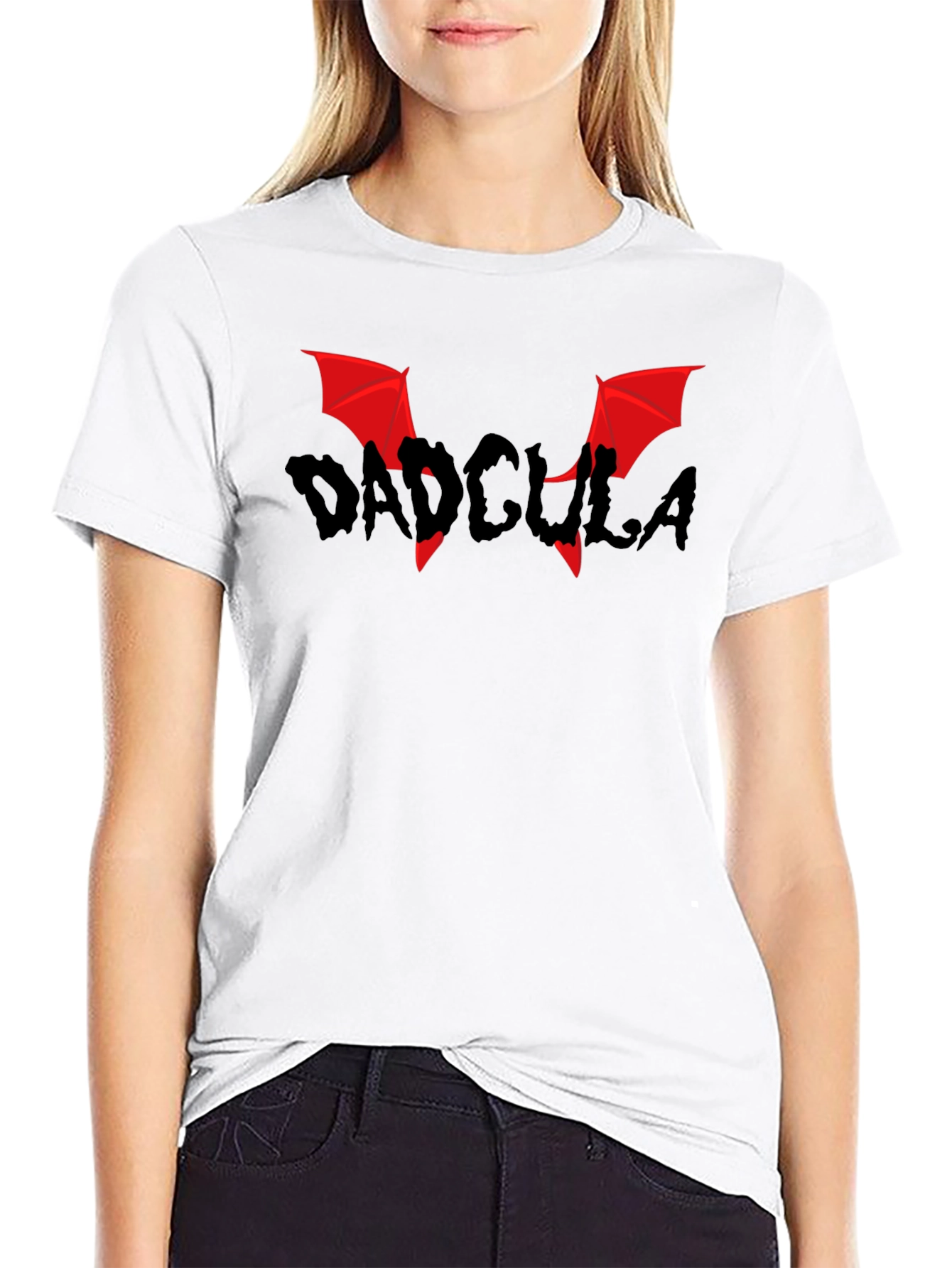 Black Dadcula T-Shirt - Funny Father's Day Gift view 9