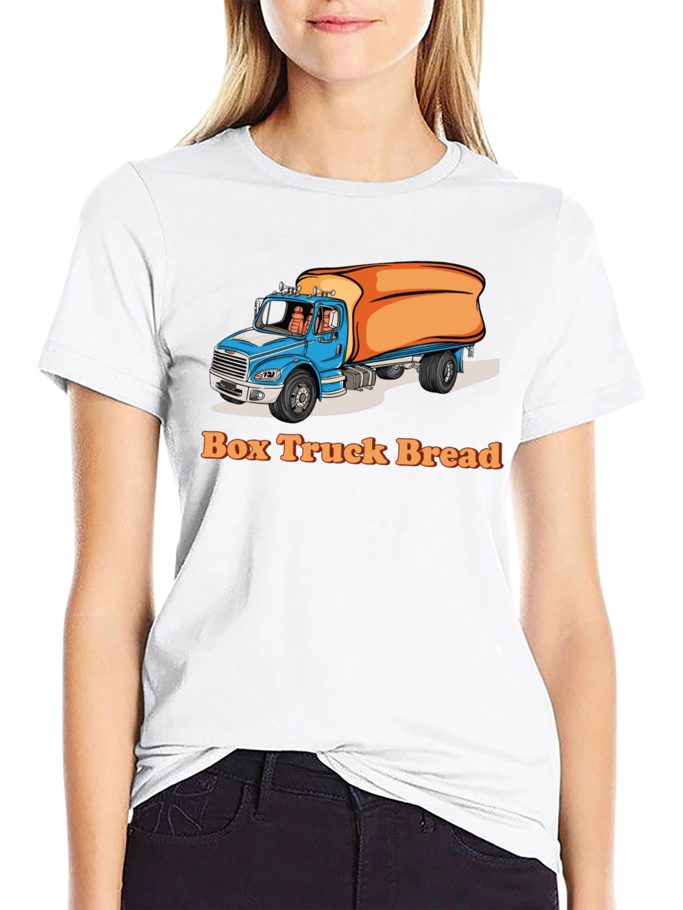 Black Box Truck Bread Graphic Tee view 9