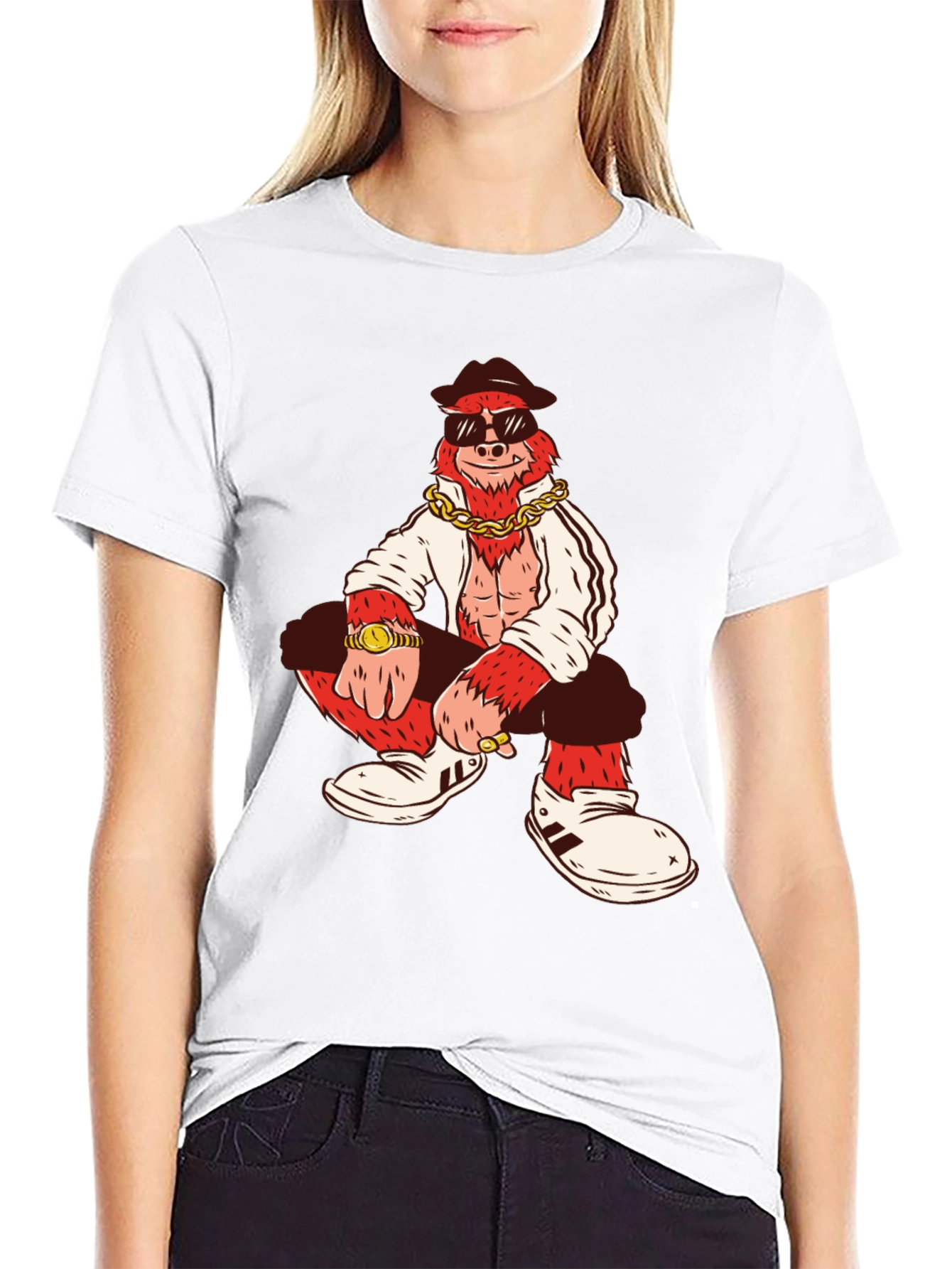 Black Cool Gorilla T-Shirt view 9