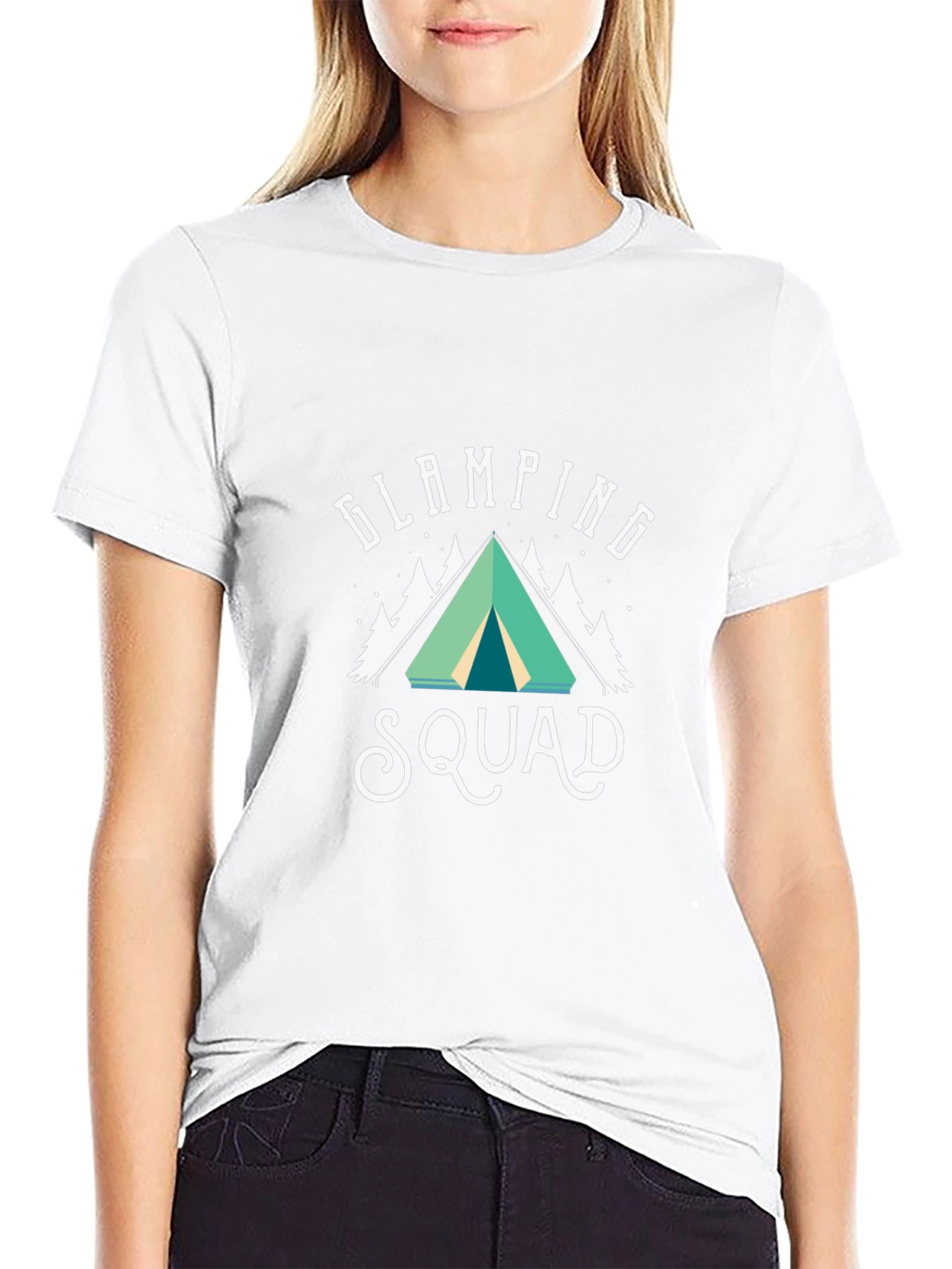 Black Glamping Squad T-Shirt Camping Adventure view 9