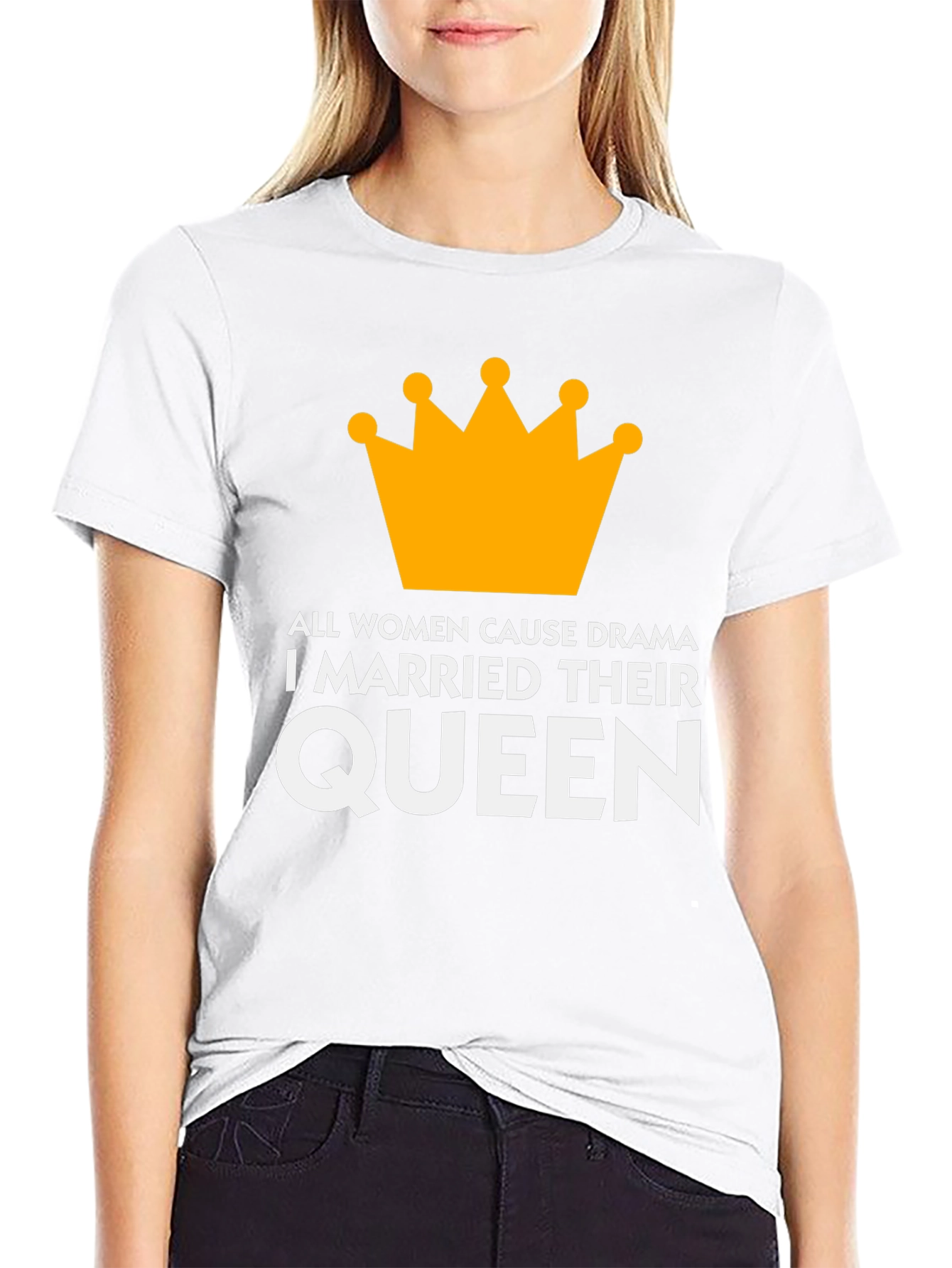 Black Queen Graphic Men's T-Shirt view 9