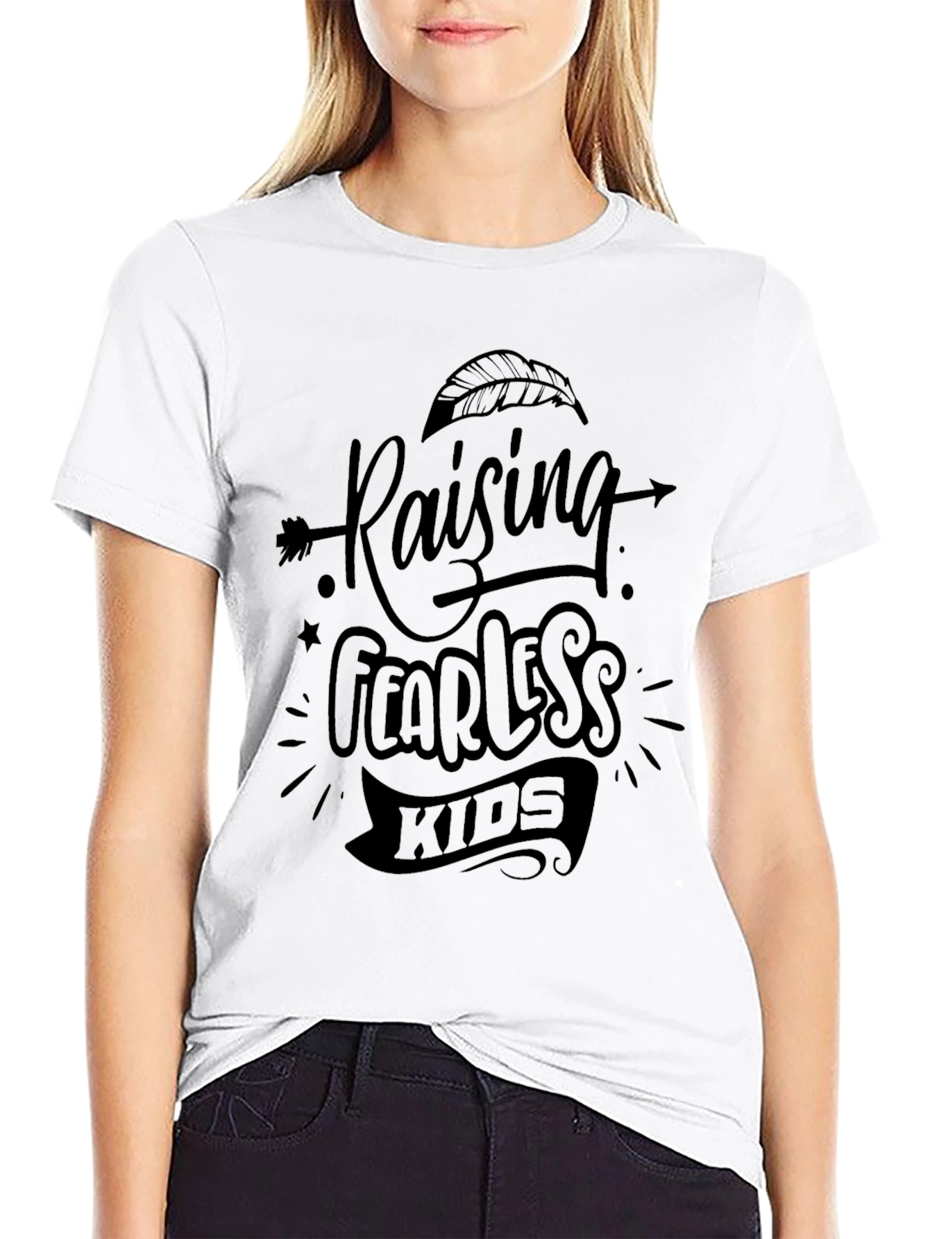 Raising Fearless Kids Graphic T-Shirt - 9