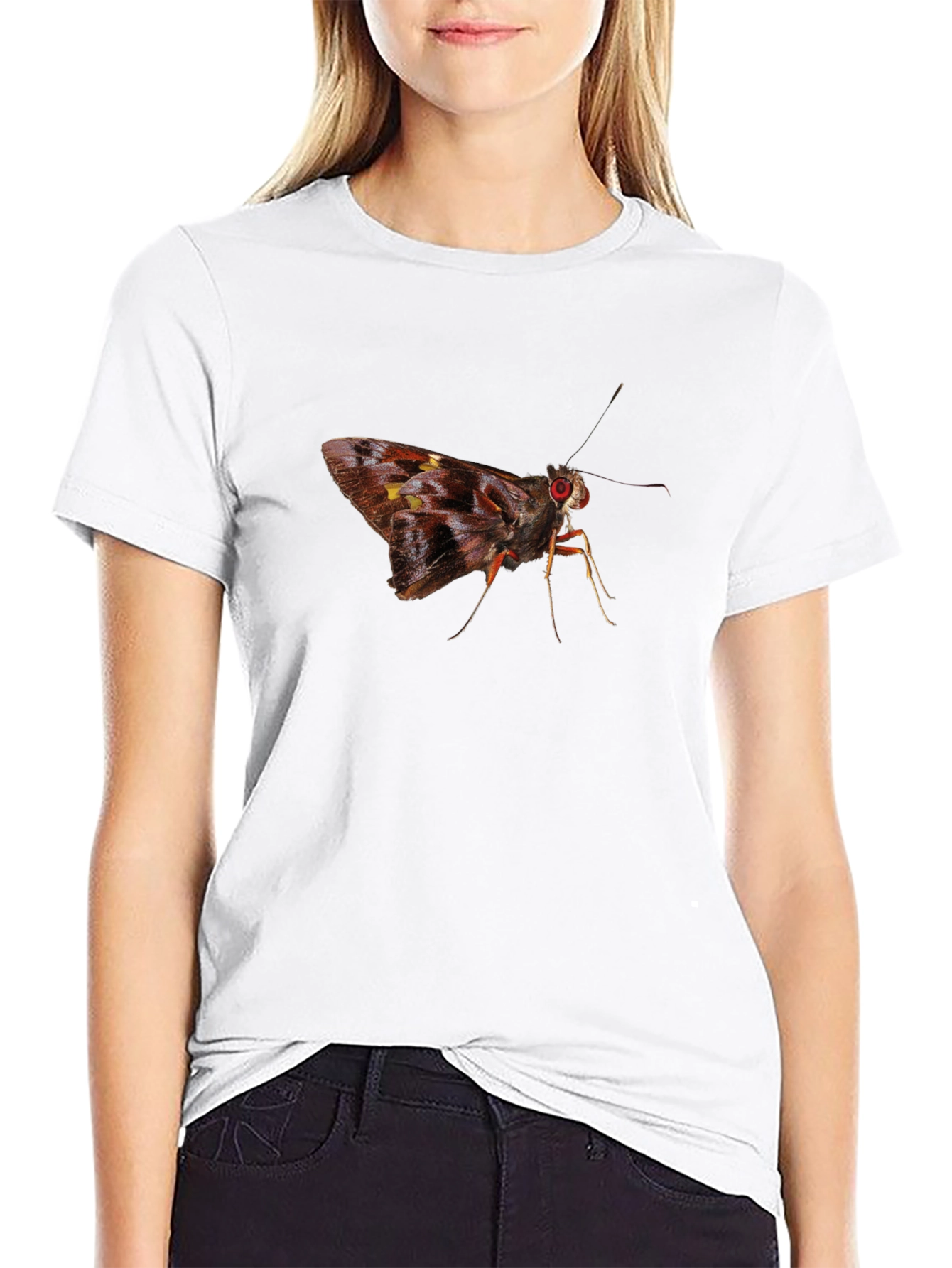 Butterfly Graphic Tee - Nature Lover's Black T-Shirt - 9