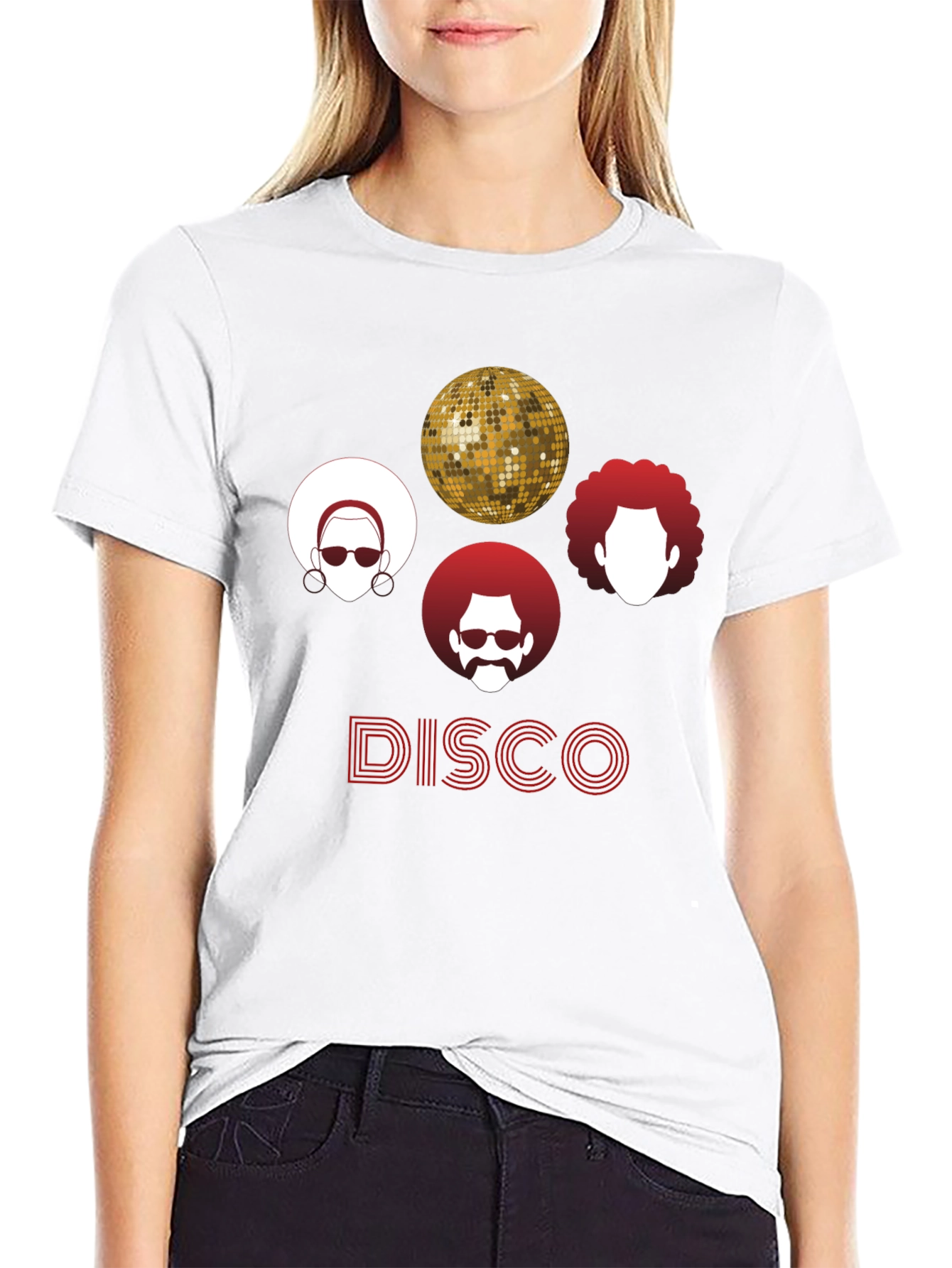 Black Retro Disco T-Shirt - Groovy Style! view 9