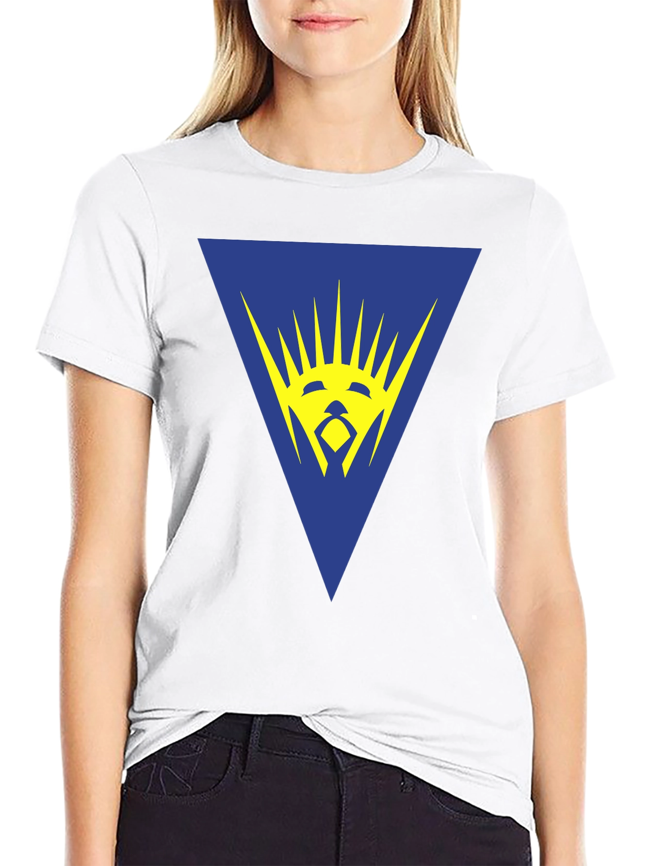 Black Graphic Print Crew Neck T-Shirt - Black view 9