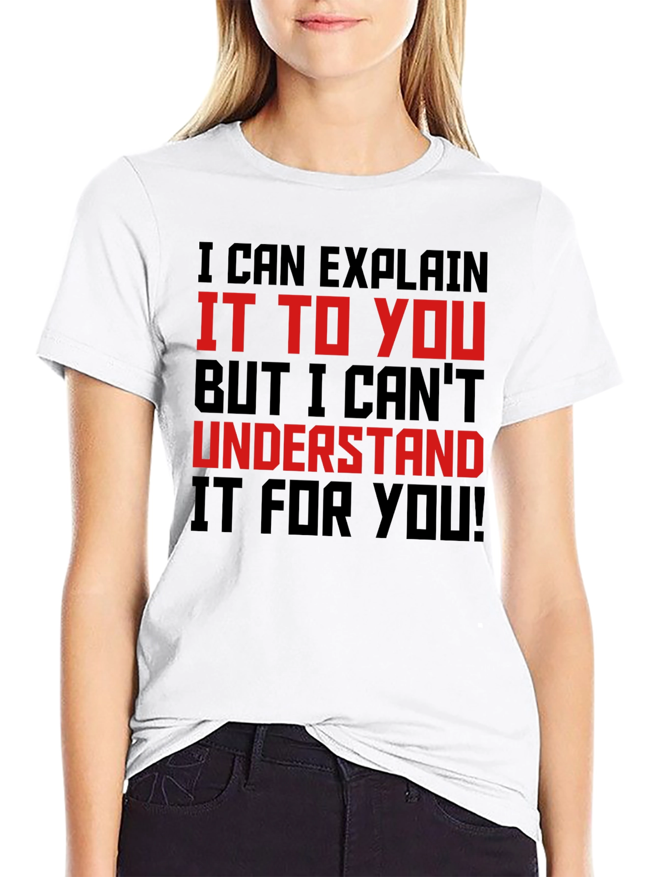 Black Funny Sarcastic Graphic T-Shirt view 9