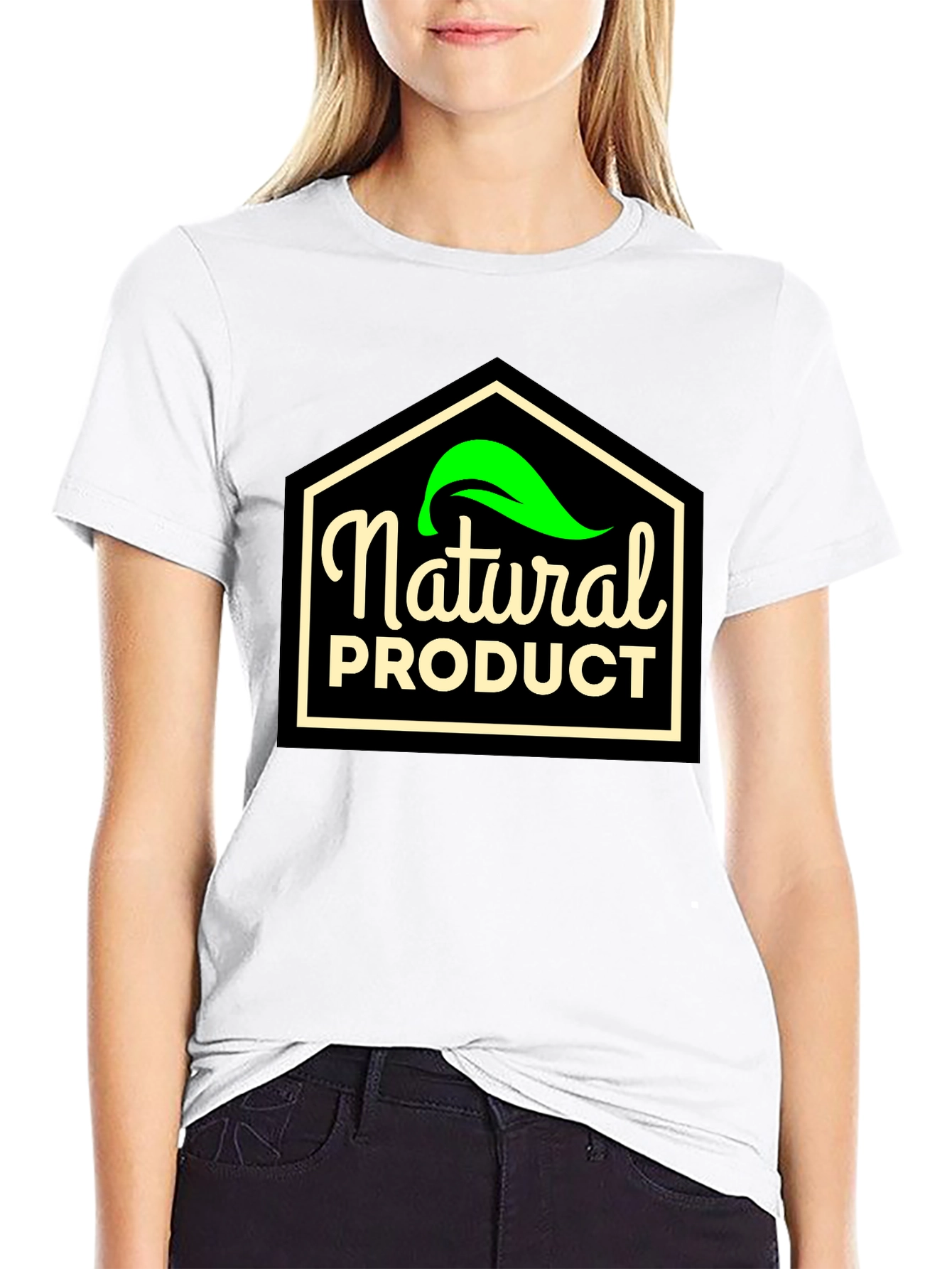 Black Natural Product T-Shirt - Eco Friendly Style view 9