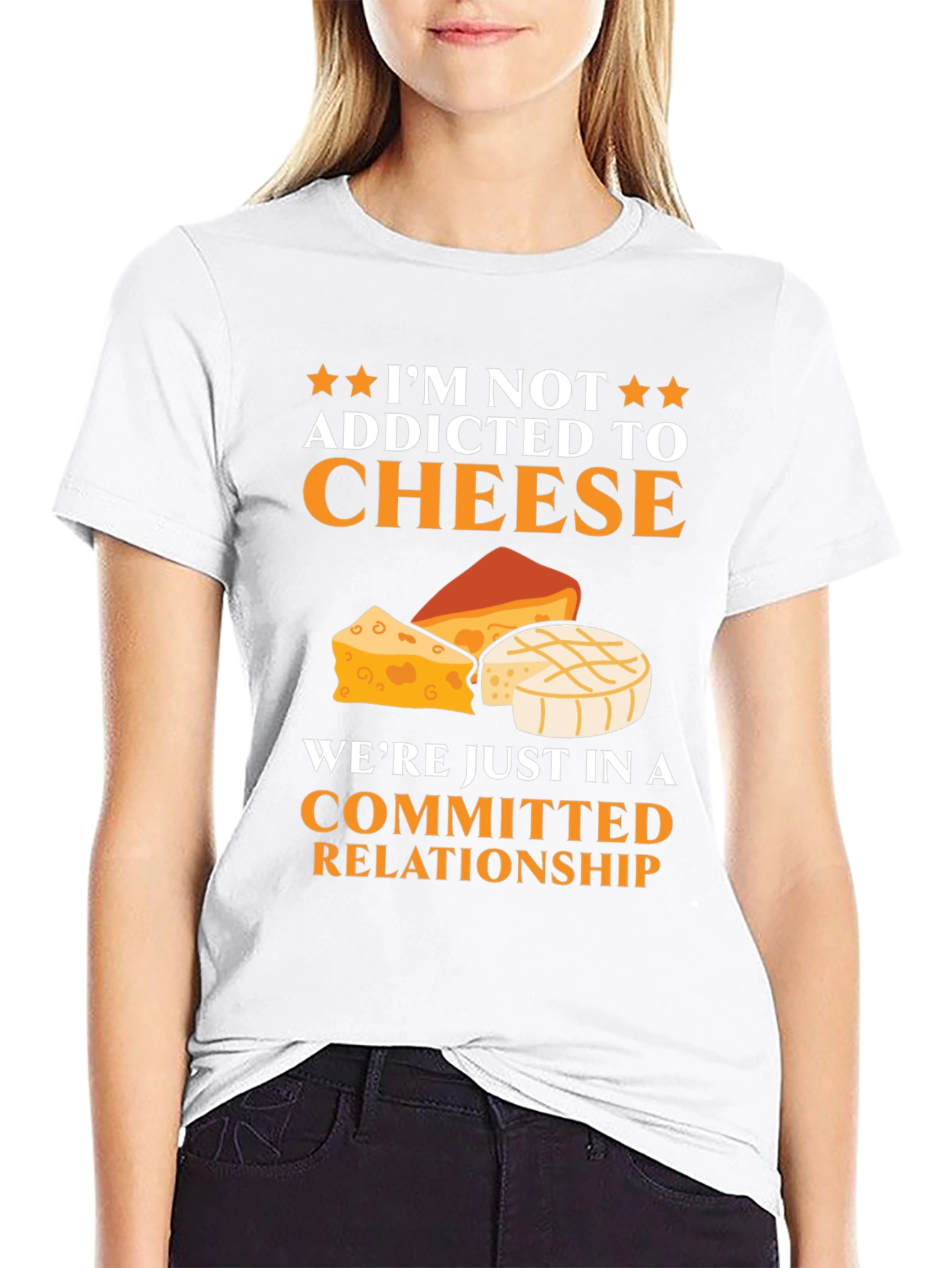 Black Cheese Lover T-Shirt Funny Relationship Tee view 9