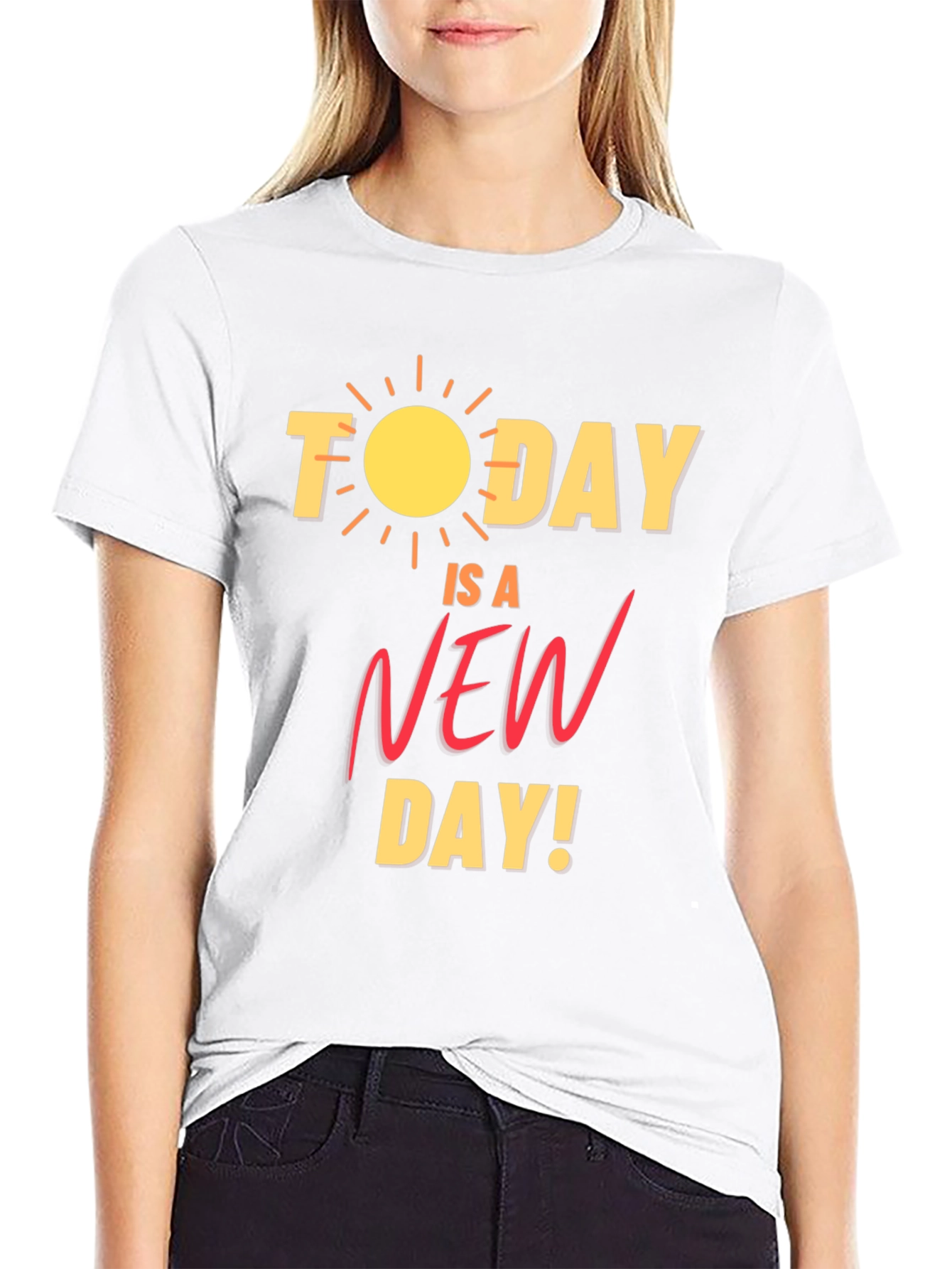 Black Today is a New Day Graphic T-Shirt view 9