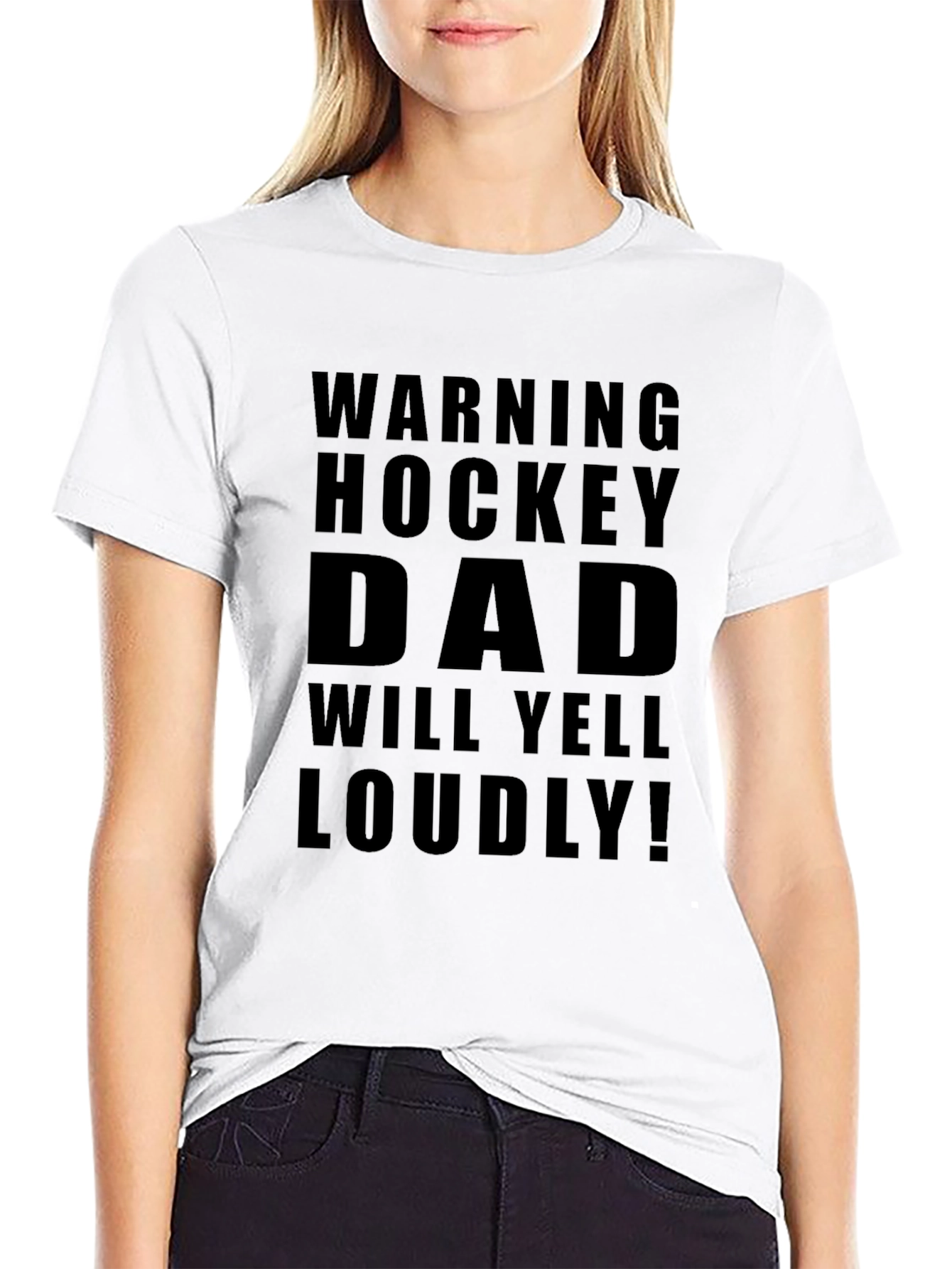 Hockey Dad Warning T-Shirt - Loud Supporter Apparel - 9