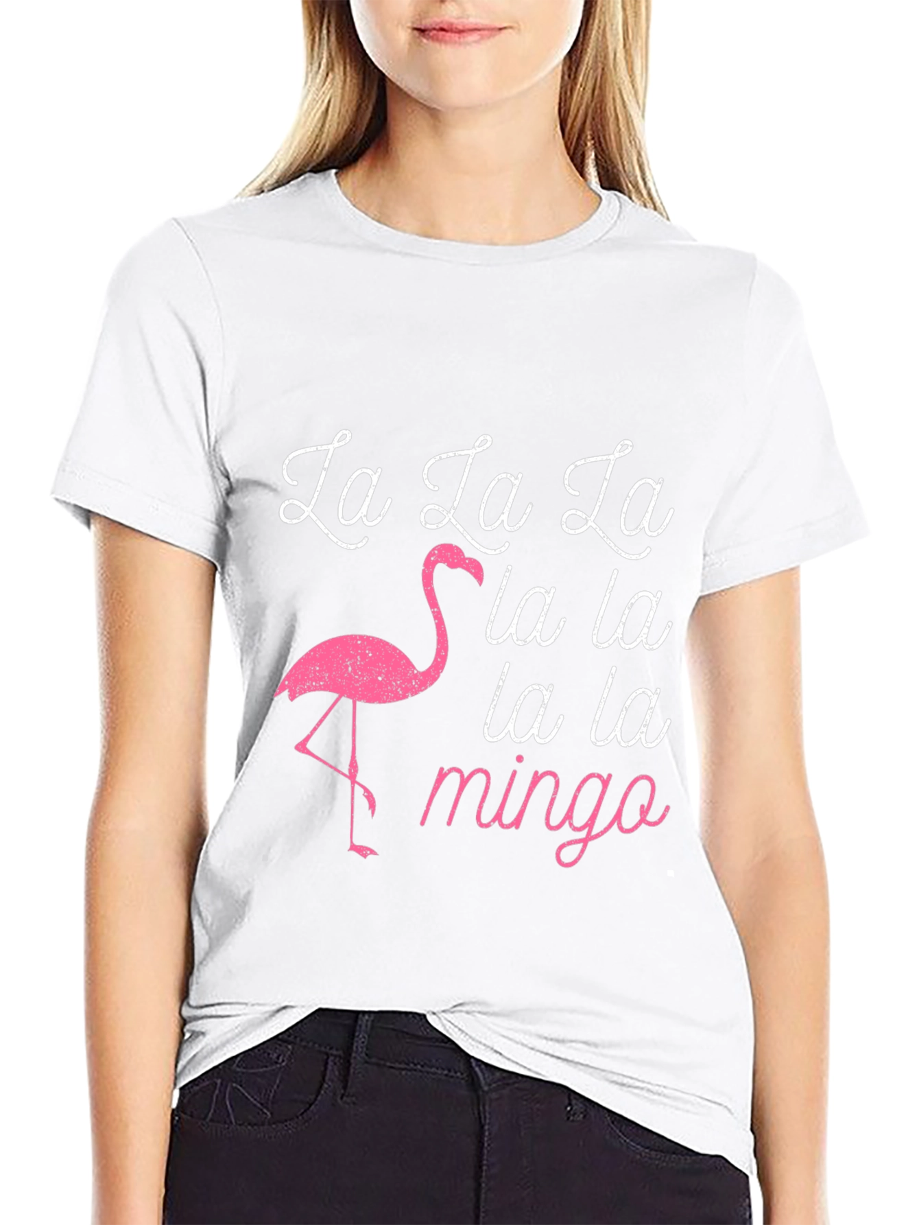 Black La La La Mingo Graphic T-Shirt view 9
