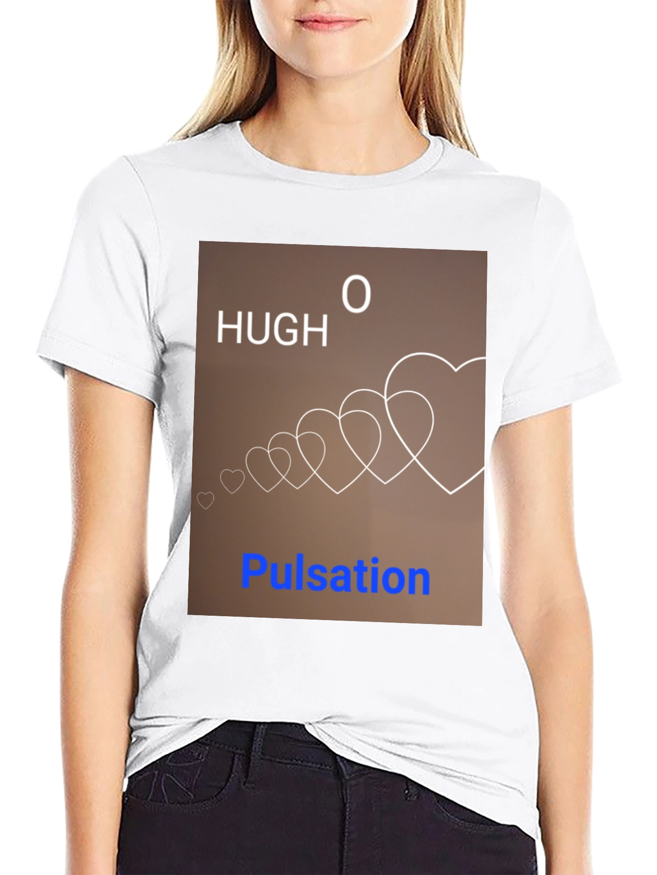 Black Hugh O Pulsation Graphic T-Shirt view 9