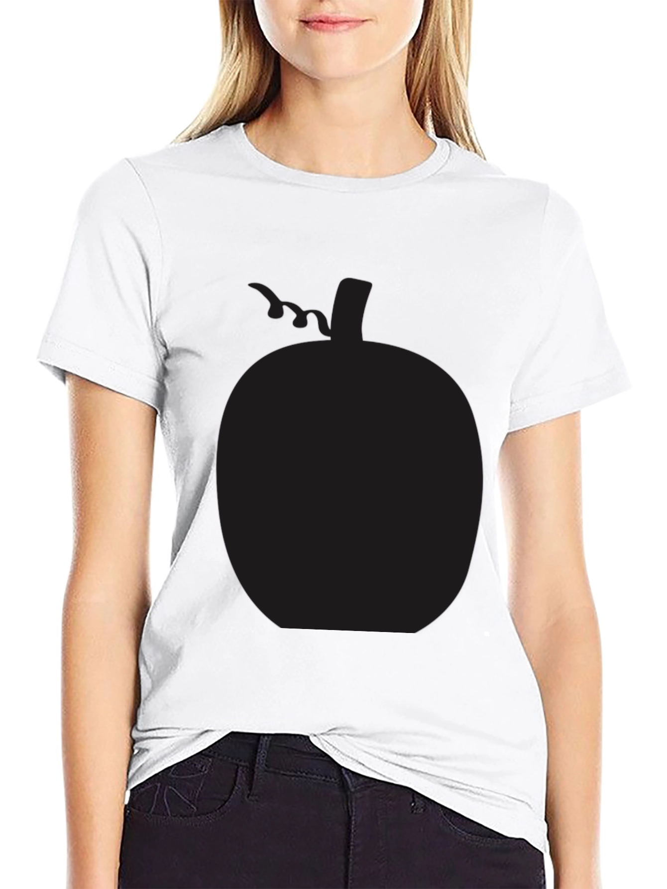 Black Men's Black Pumpkin Graphic Tee view 9