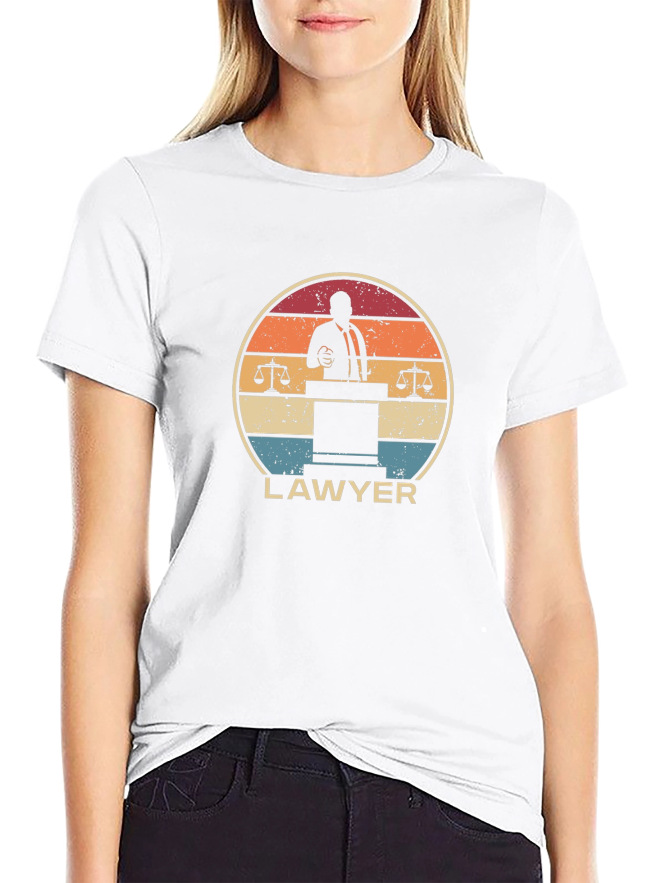 Lawyer Retro T-Shirt - Vintage Style - 9