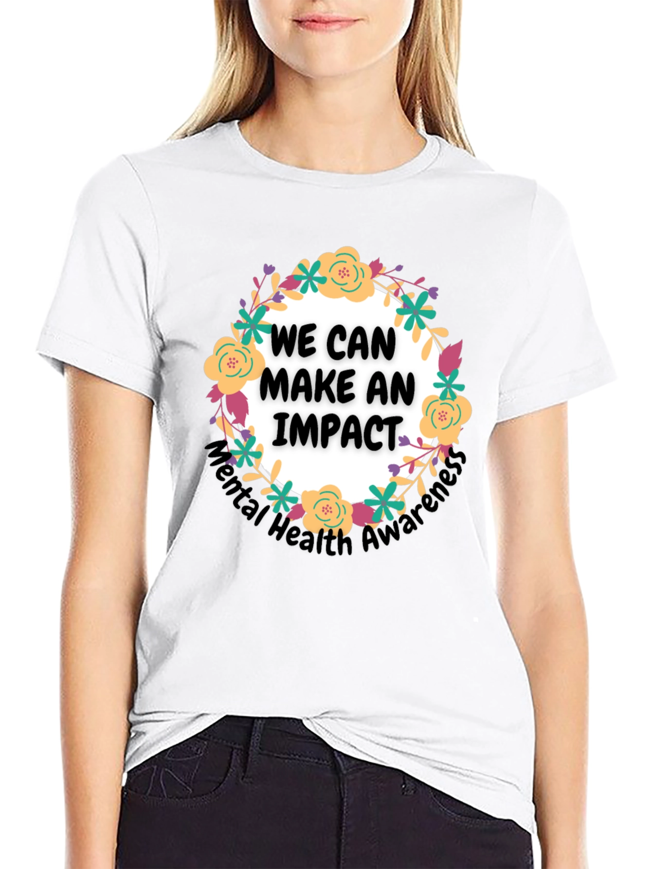 Black Mental Health Awareness T-Shirt: We Can Make An Impact view 9