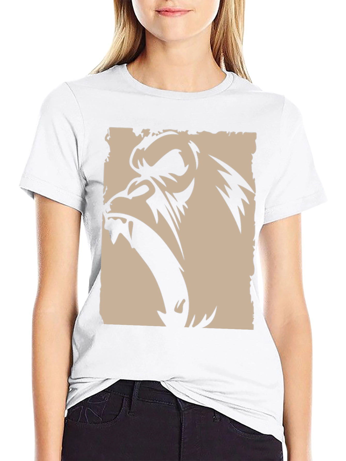 Black Angry Gorilla Graphic Tee - Bold Statement Shirt view 9