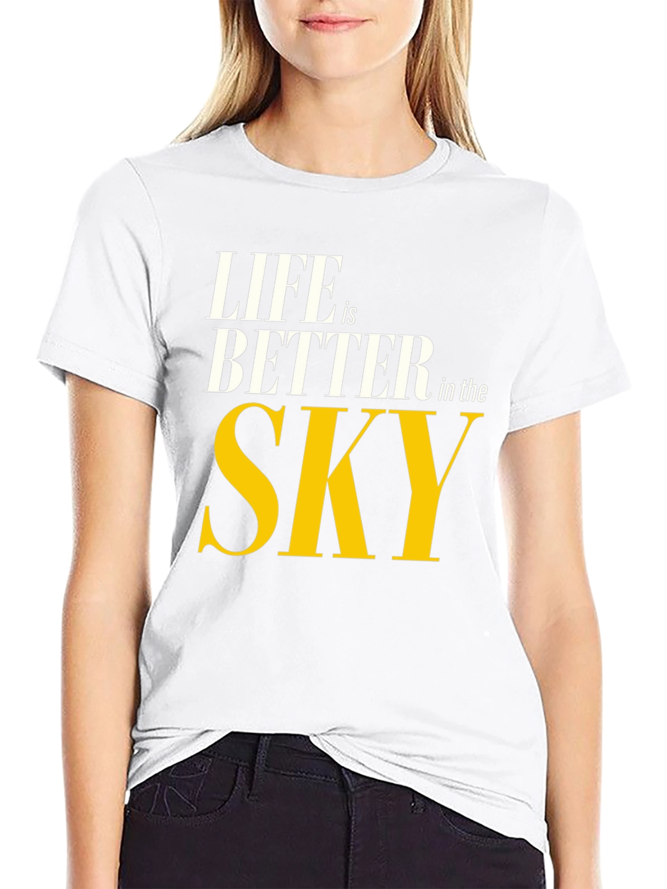 Black Life is Better in the Sky T-Shirt view 9