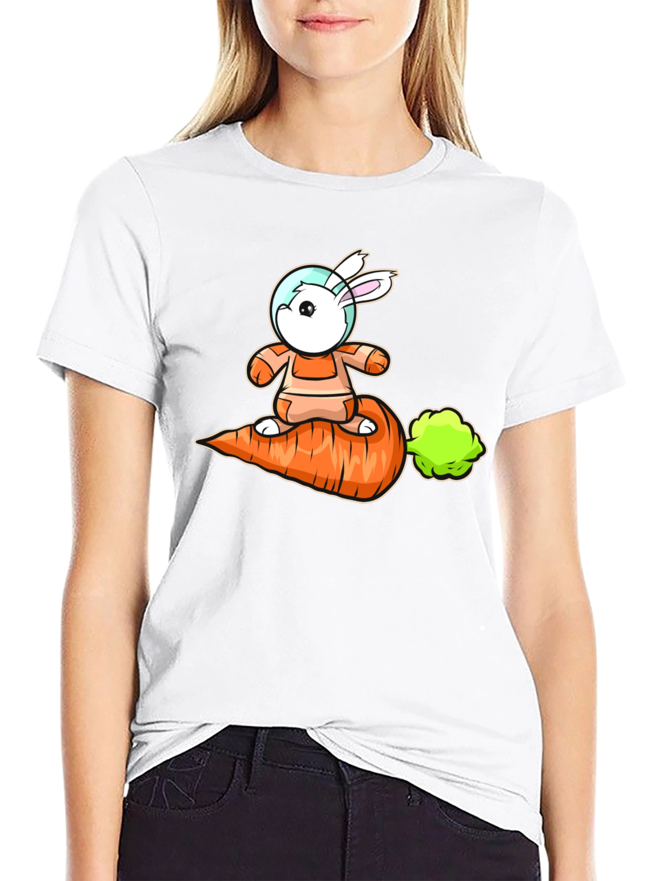 Astronaut Bunny Carrot T-Shirt - 9
