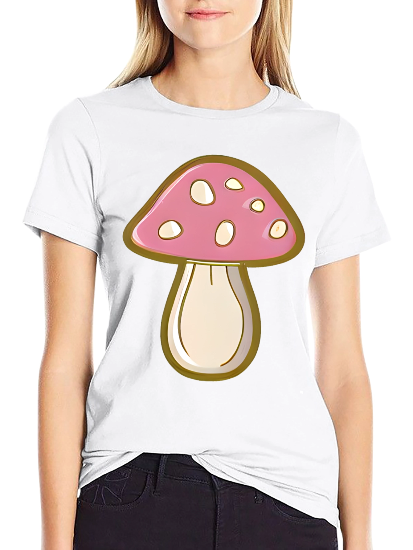 Mushroom Graphic Tee - Funky Style - 9