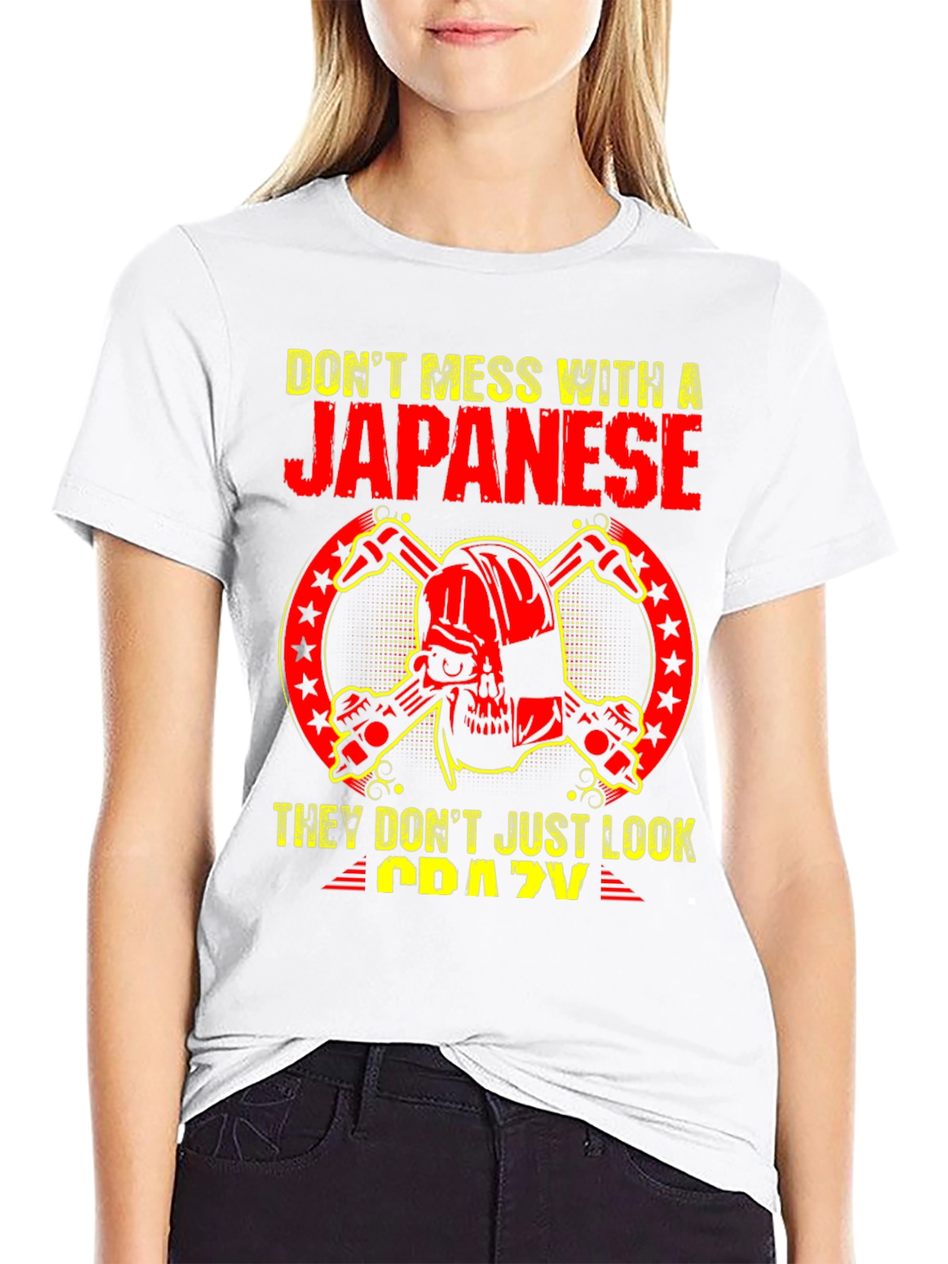 Black Don't Mess With A Japanese T-Shirt view 9