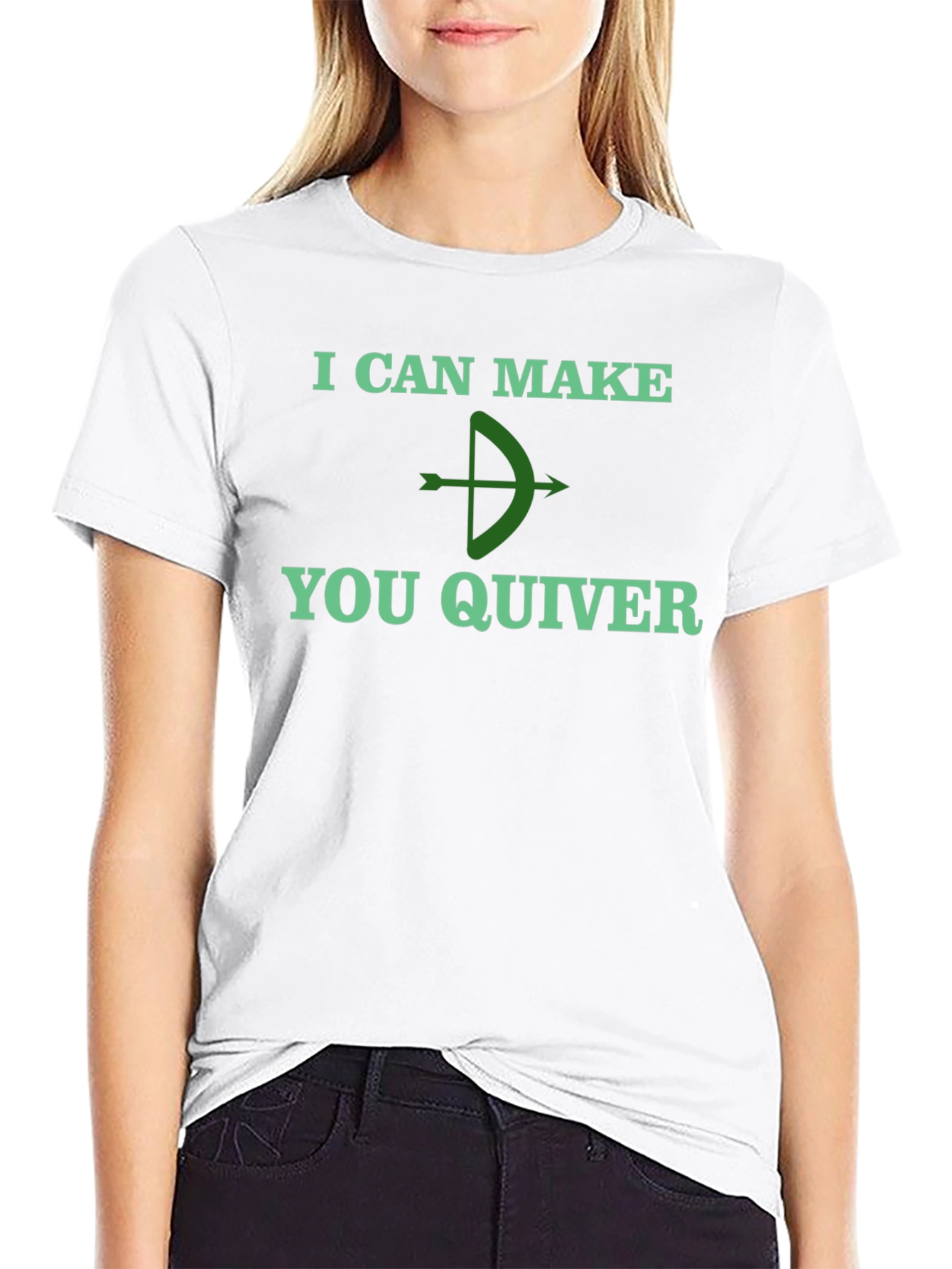 Black I Can Make You Quiver Arrow T-Shirt view 9
