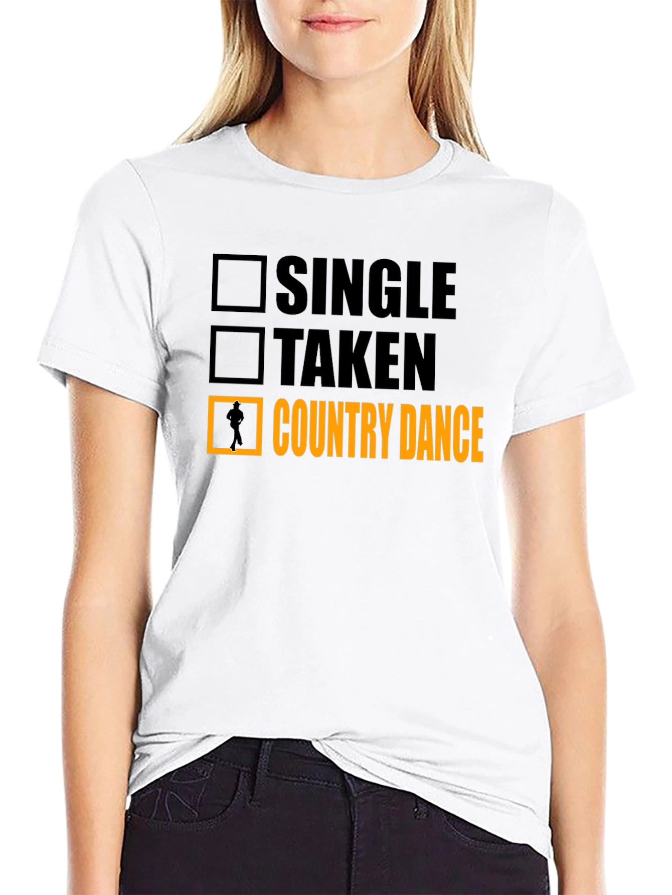 Black Country Dance T-Shirt - Novelty Humor Tee view 9