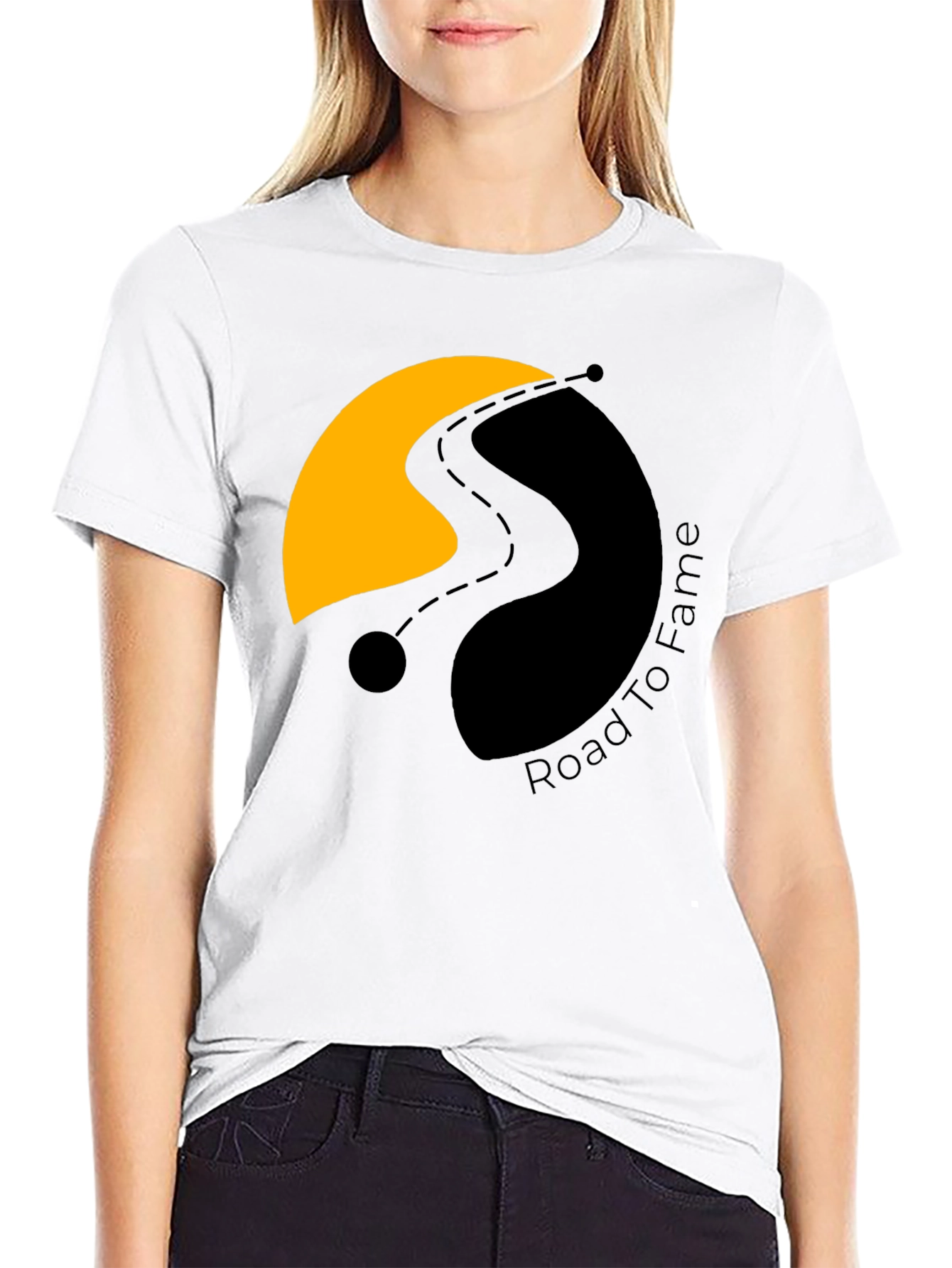 Black Road To Fame Black T-Shirt view 9