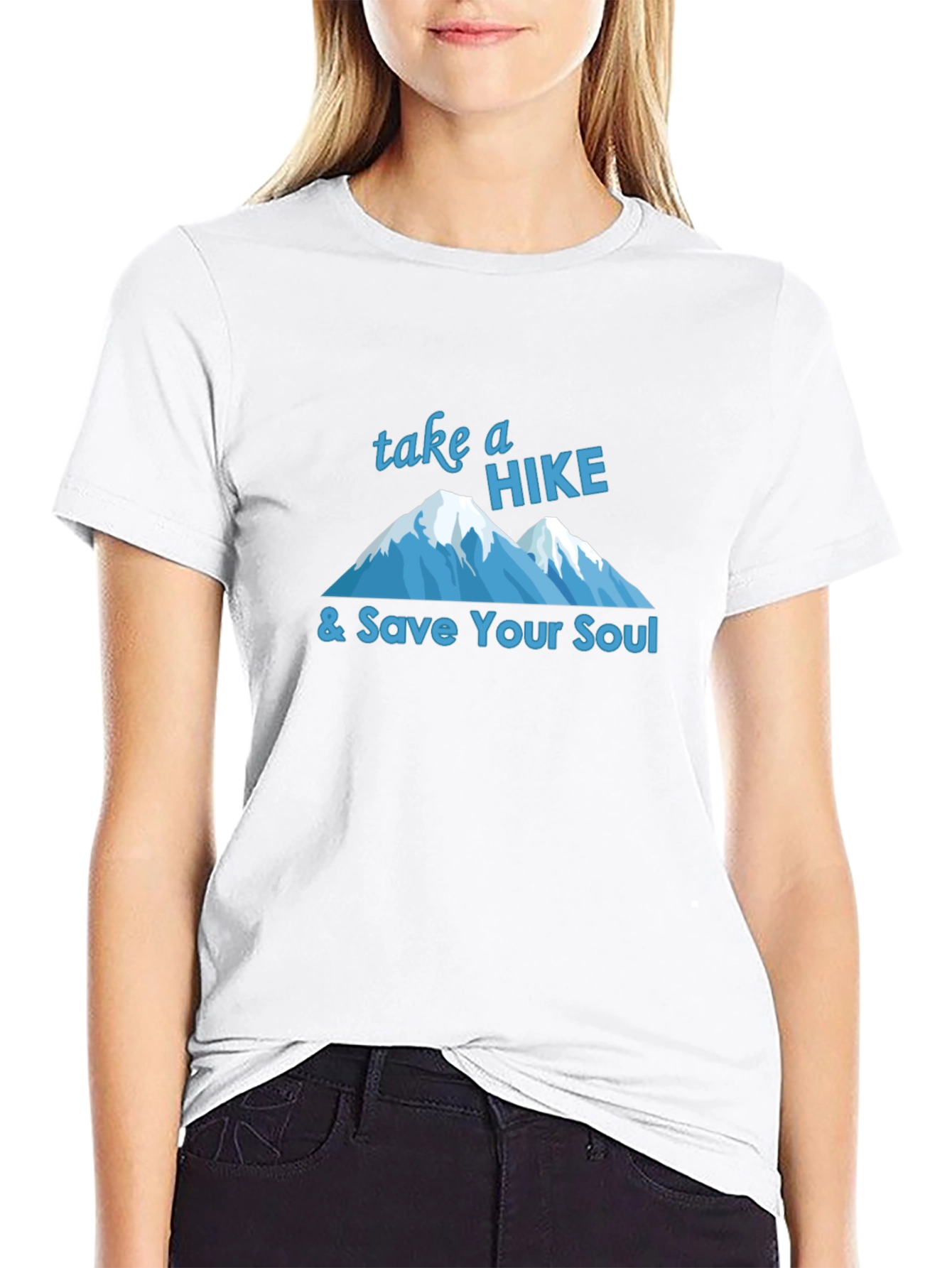 Black Take a Hike T-Shirt - Mountain Adventure Tee view 9