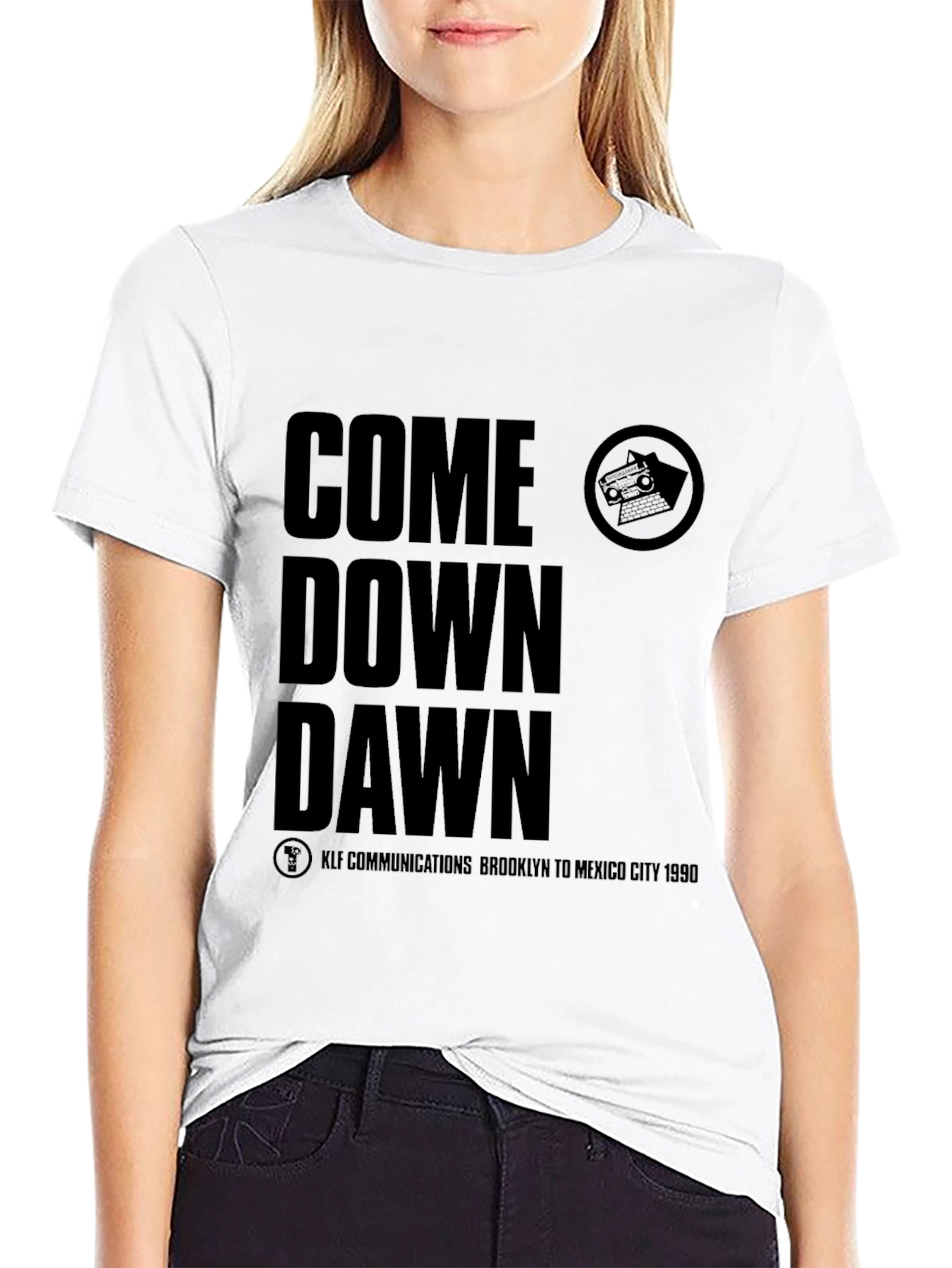 Black Come Down Dawn T-Shirt view 9