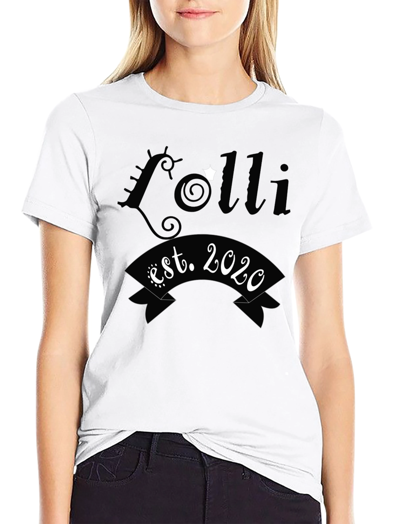 Black Lolli Est. 2020 Black Graphic Tee view 9