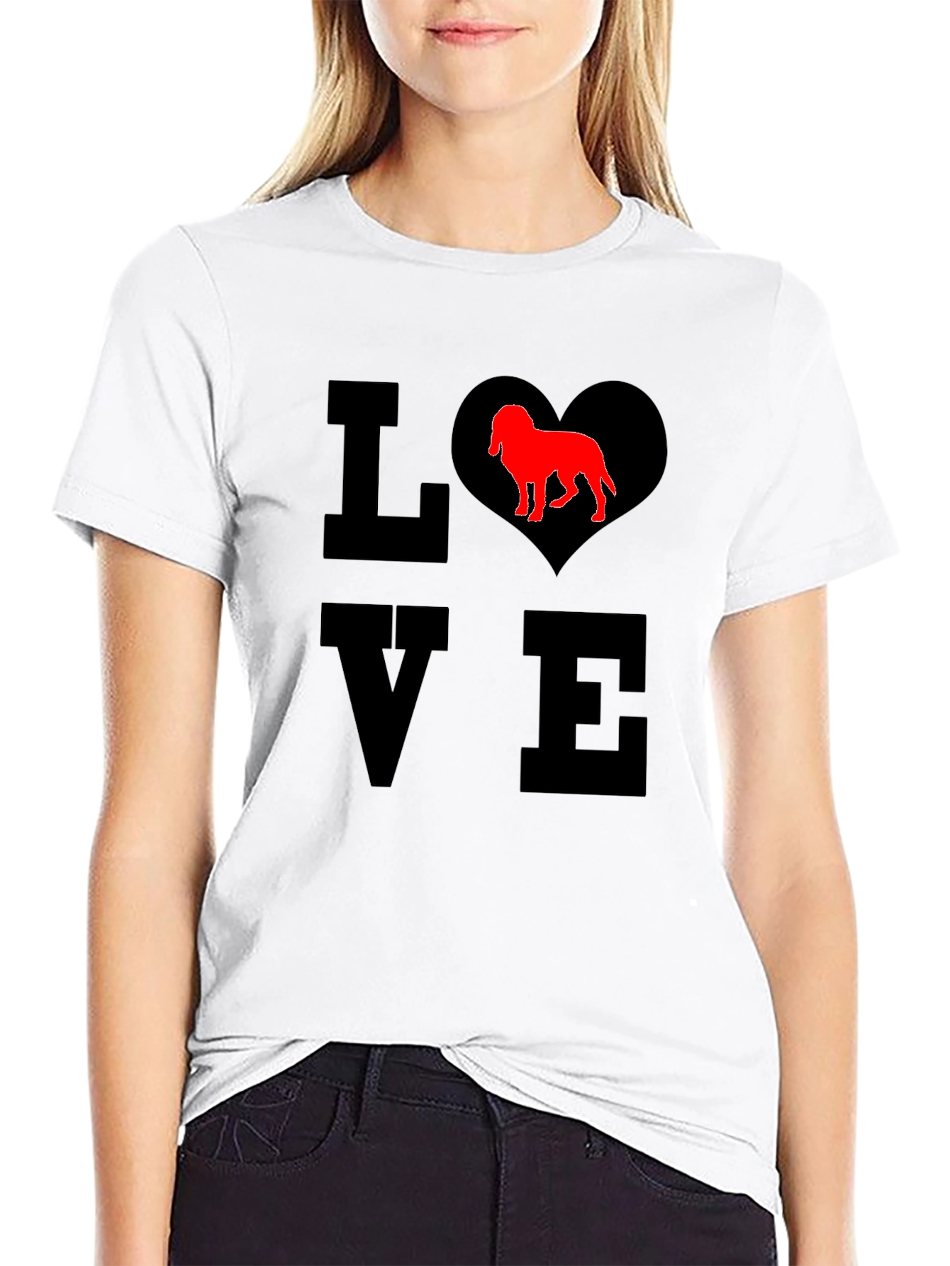 Black Love Dog Breed T-Shirt - Stylish Graphic Tee for Pet Lovers view 9