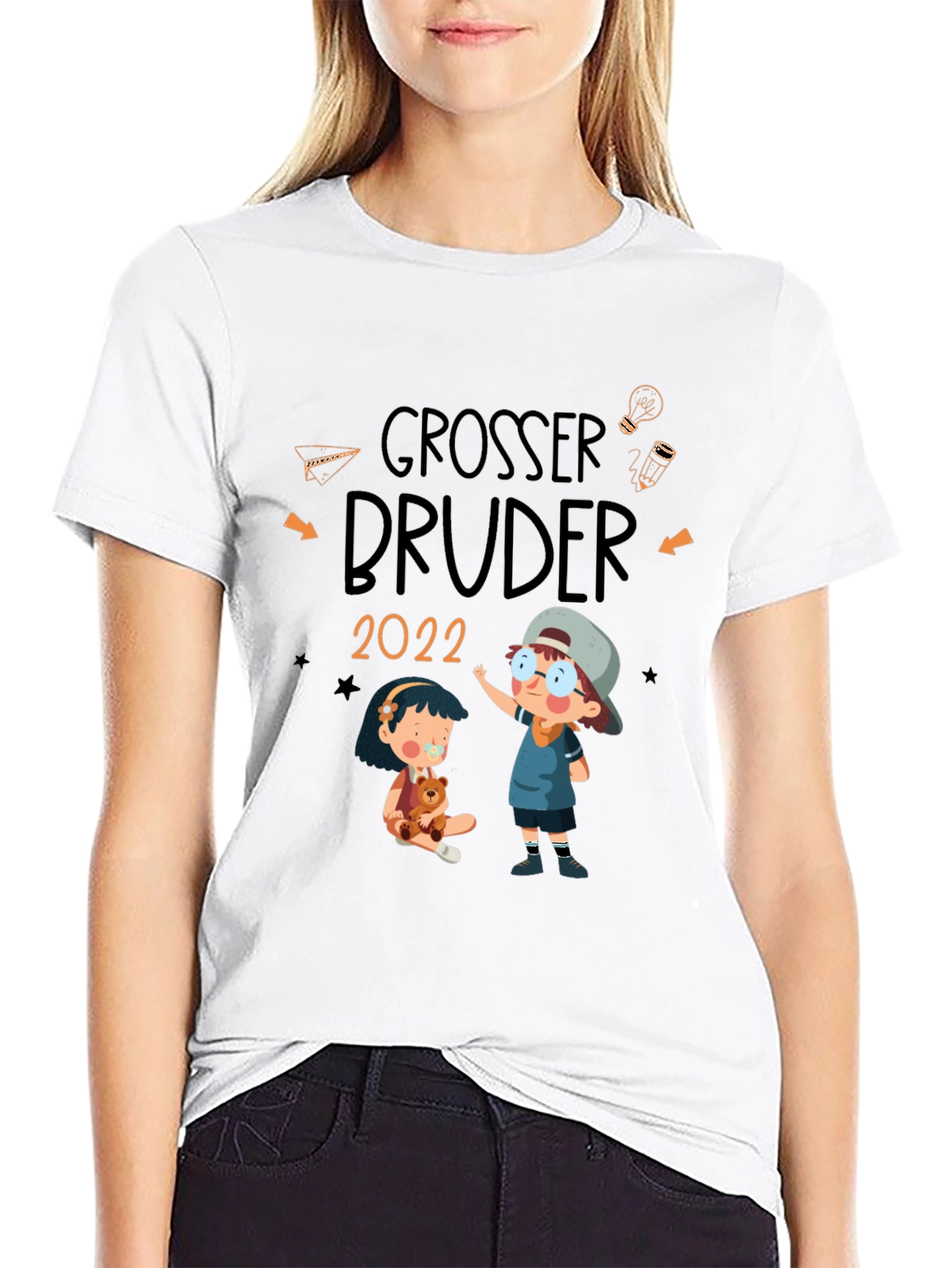 Black Grosser Bruder 2022 T-Shirt view 9