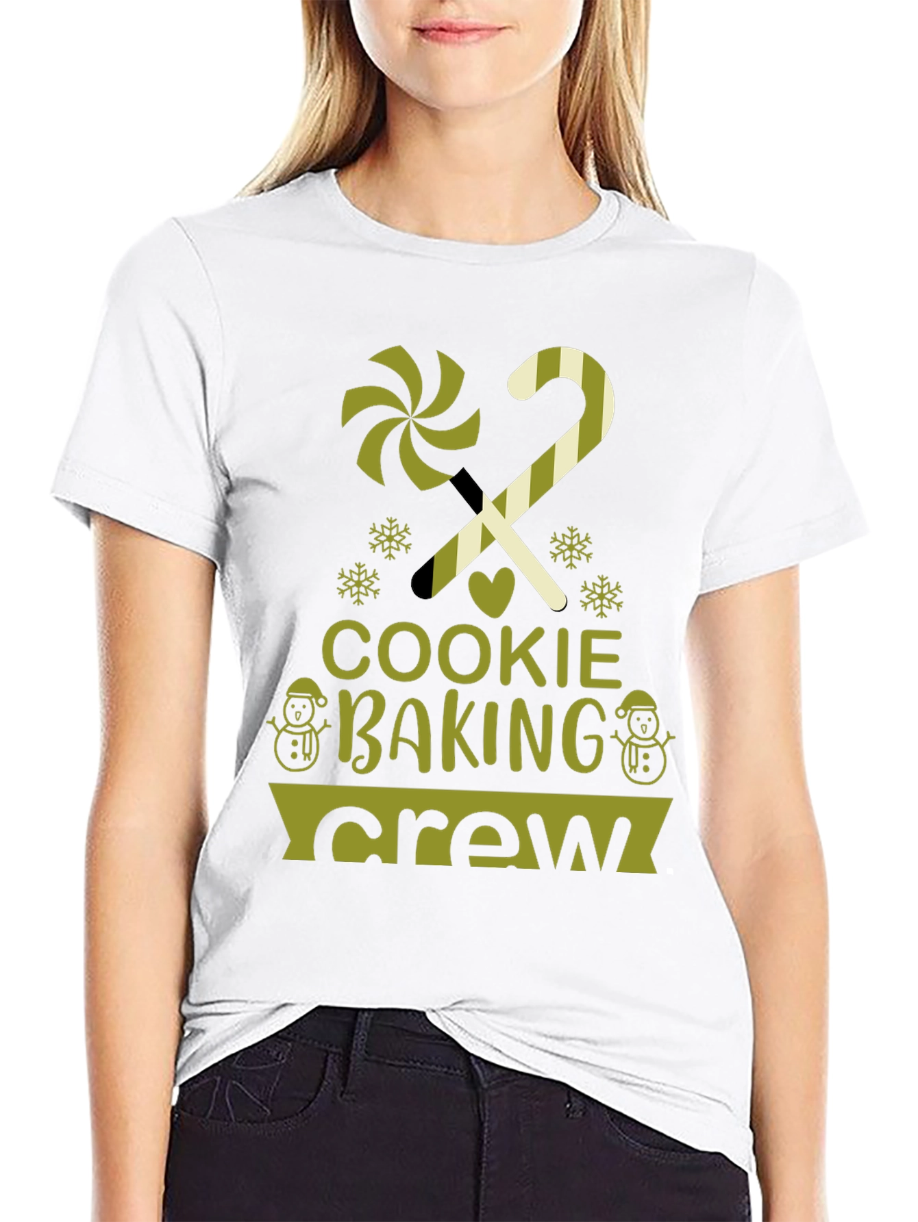 Cookie Baking Crew Tee - Holiday Festive Shirt - 9