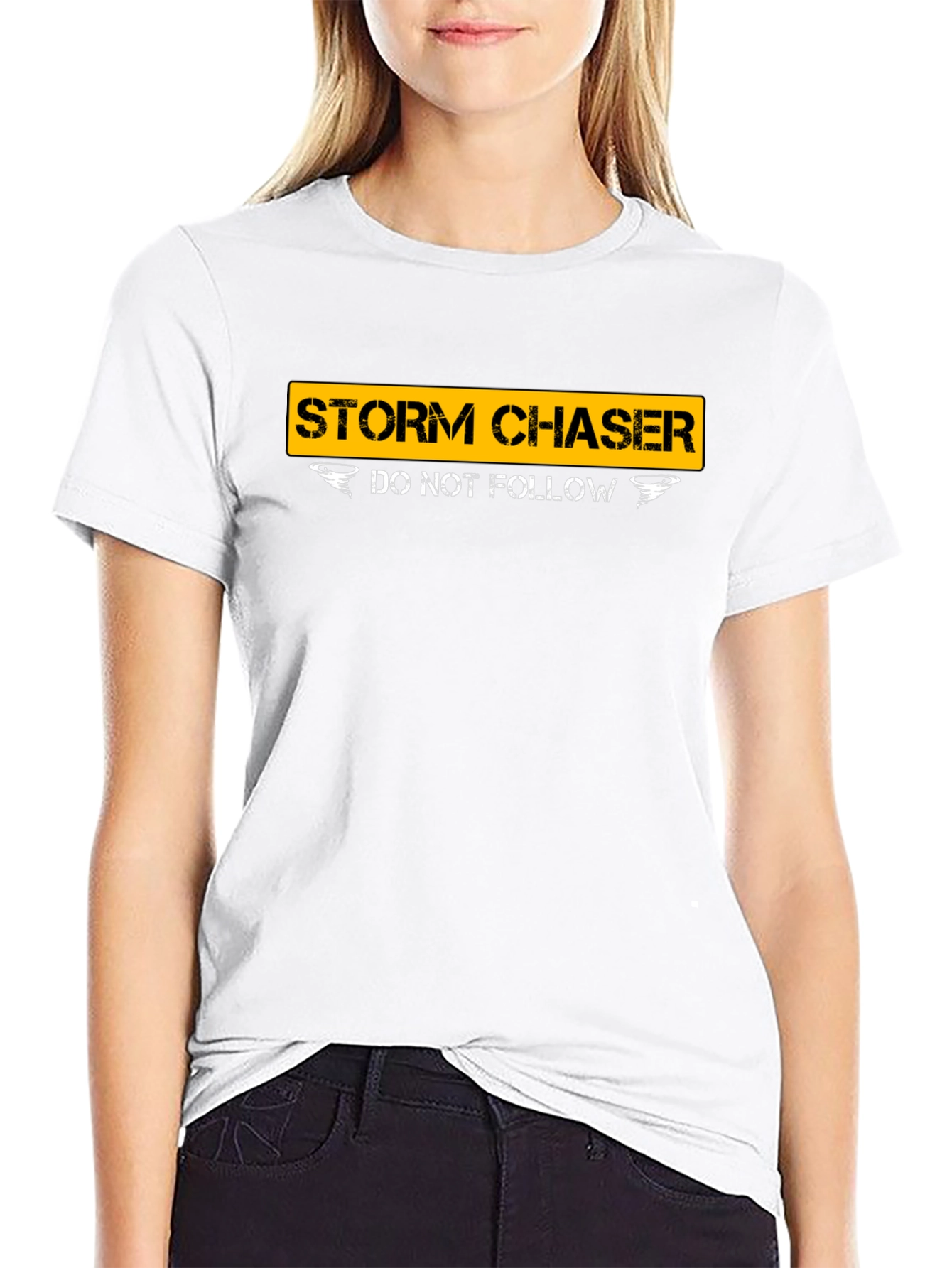 Black Storm Chaser Graphic T-Shirt - Weather Enthusiast Tee view 9