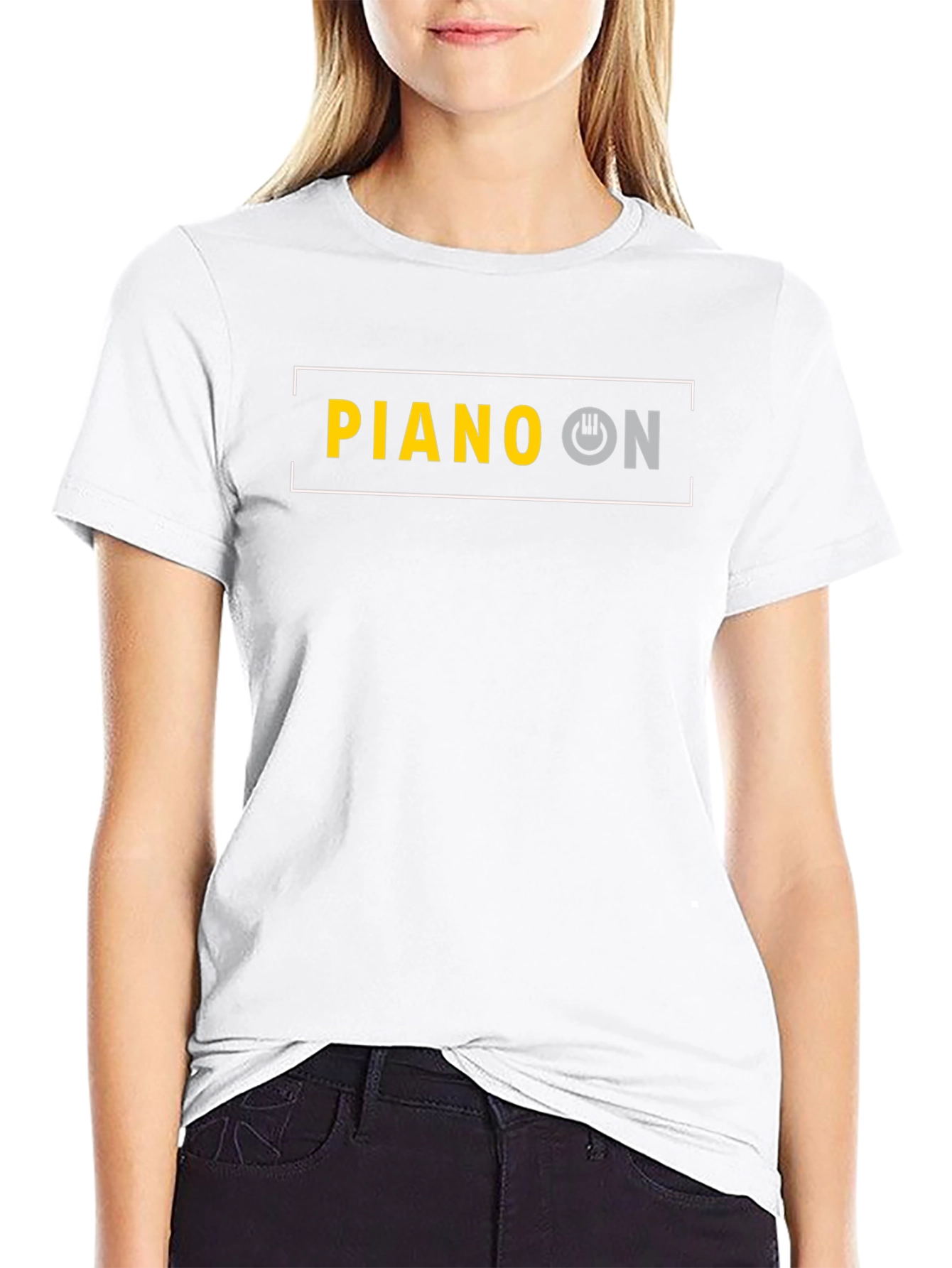 Black Piano On Black T-Shirt view 9