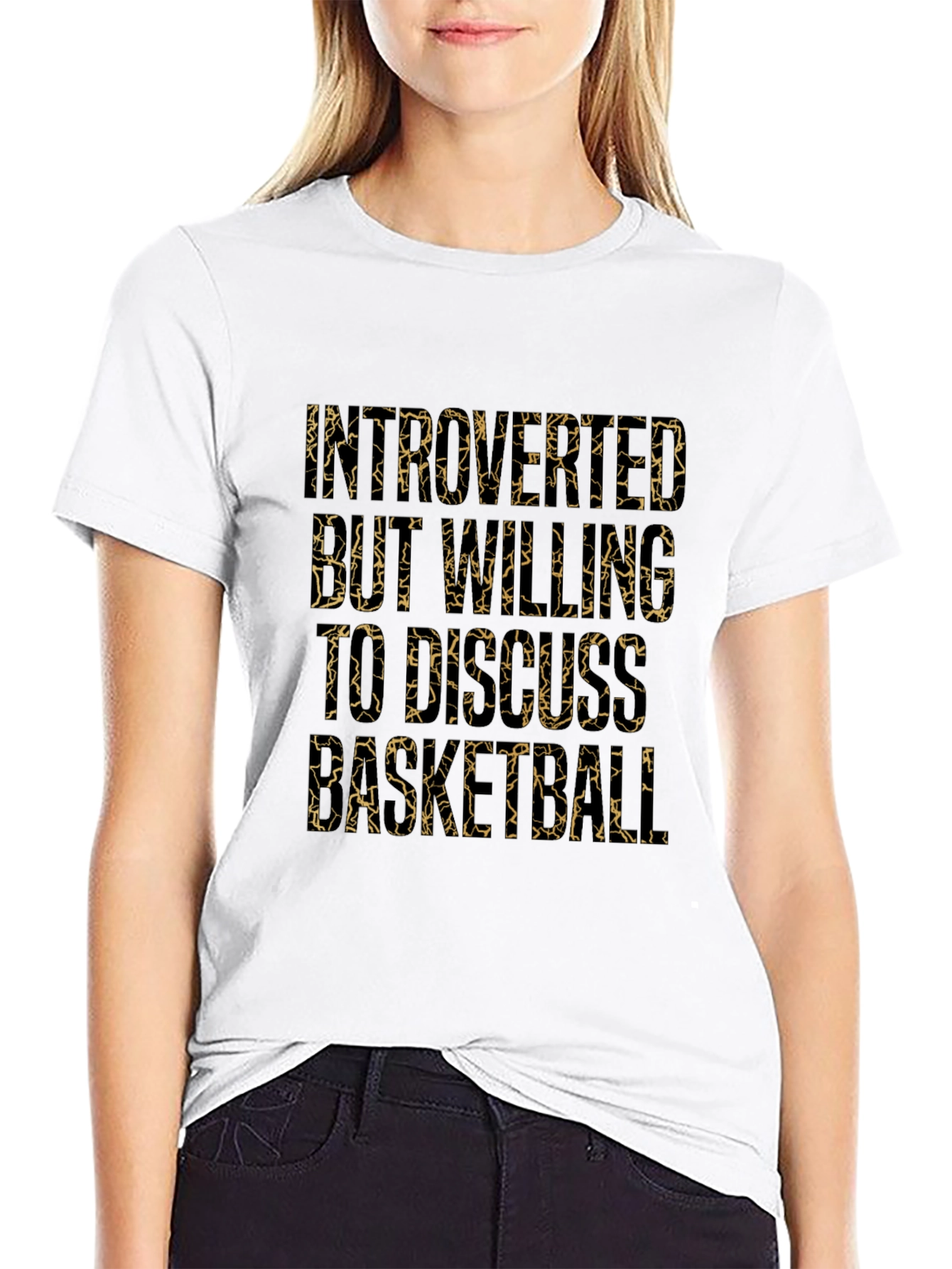 Black Introverted But Willing to Discuss Basketball T-Shirt view 9