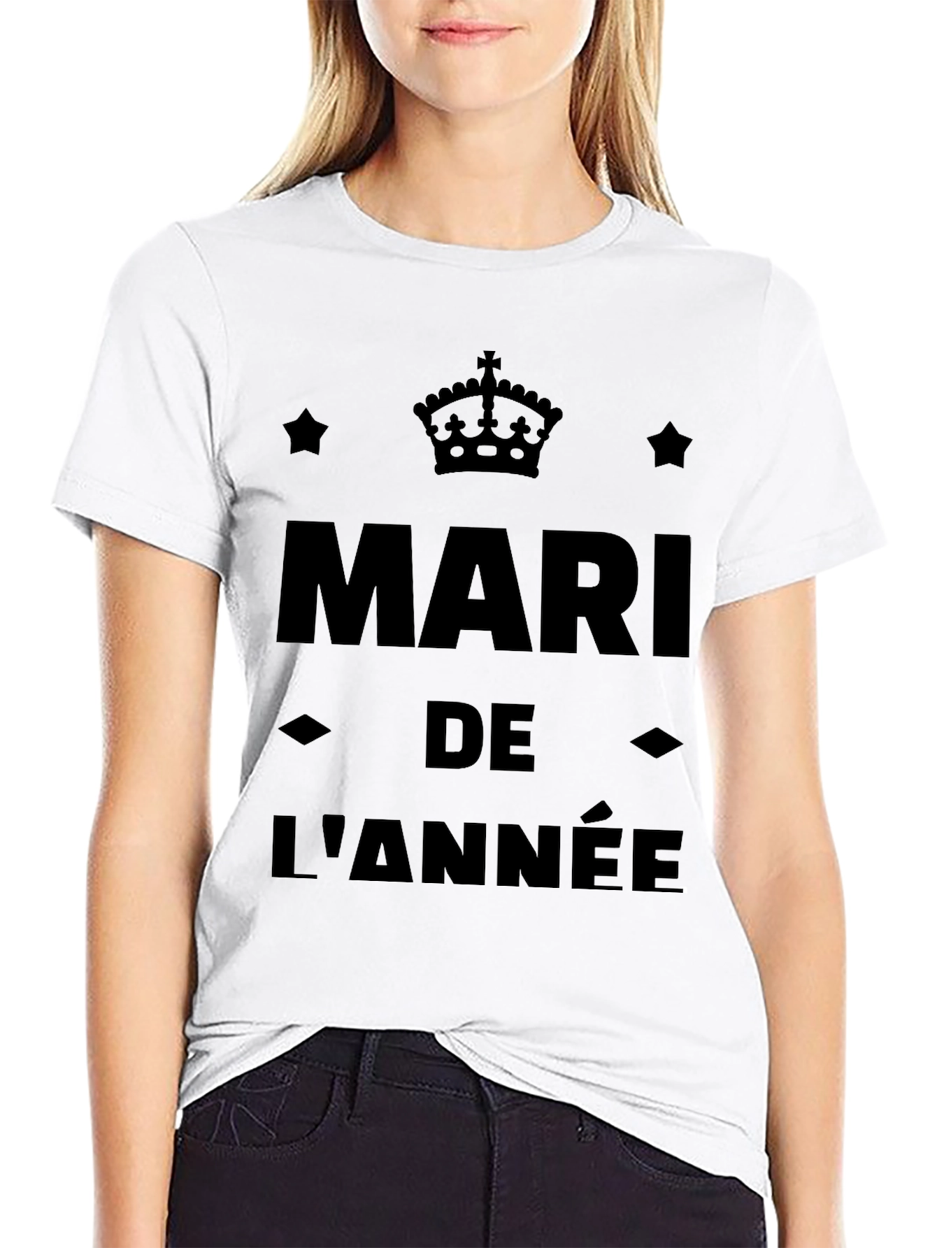 Black Mari de l'Année Black Graphic Tee view 9