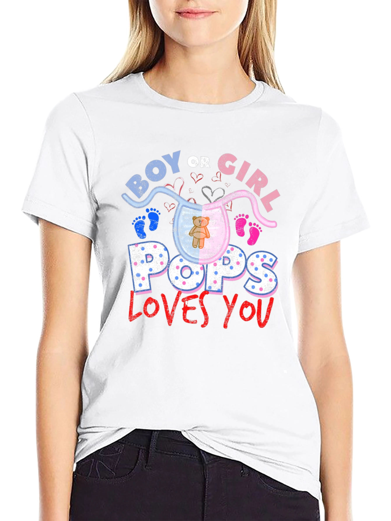 Boy or Girl Pops Loves You T-Shirt - 9