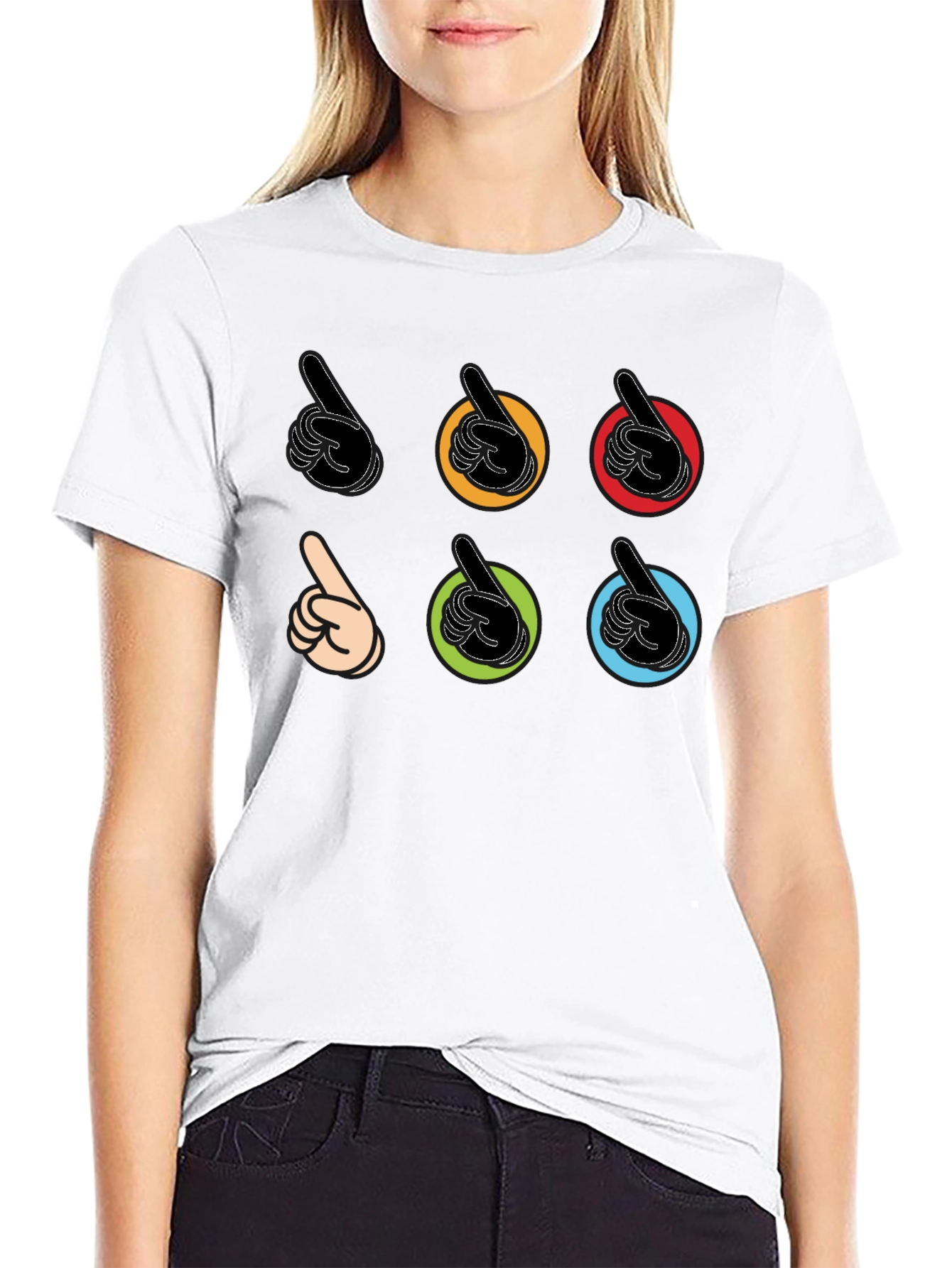 Black Novelty Number One Graphic Tee view 9