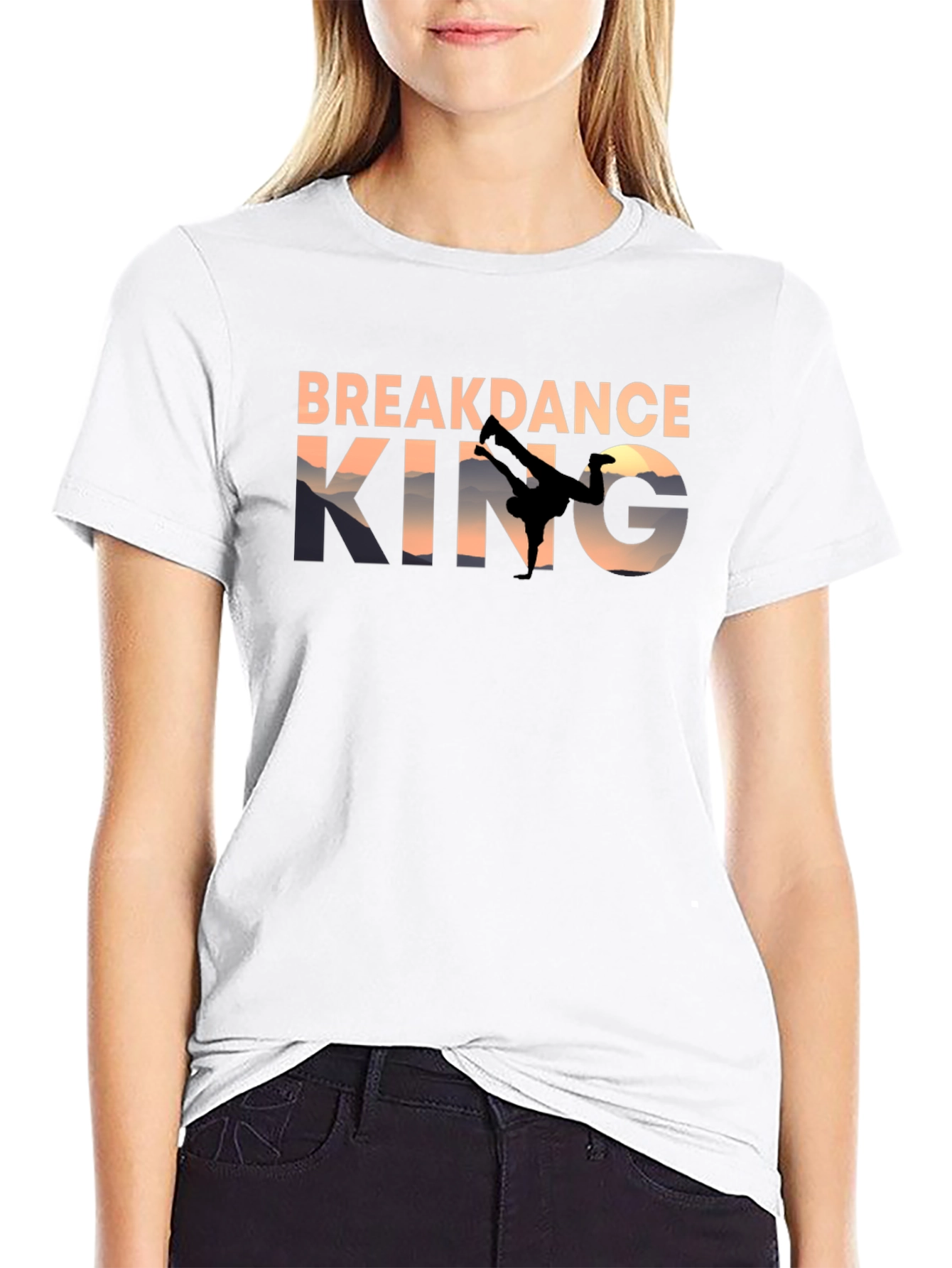 Black Breakdance King T-Shirt view 9