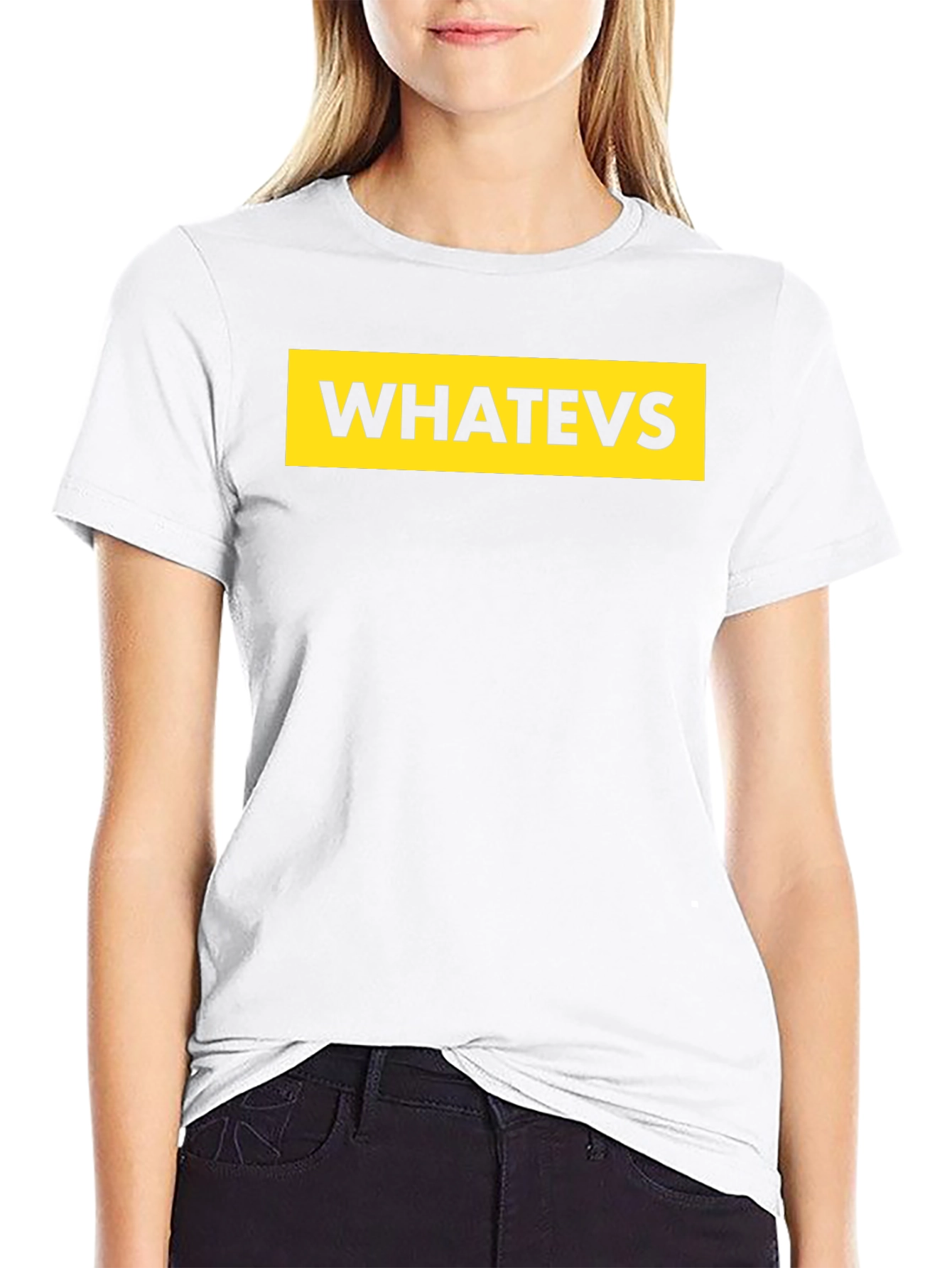 Black Whatever T-Shirt - Casual Wear view 9