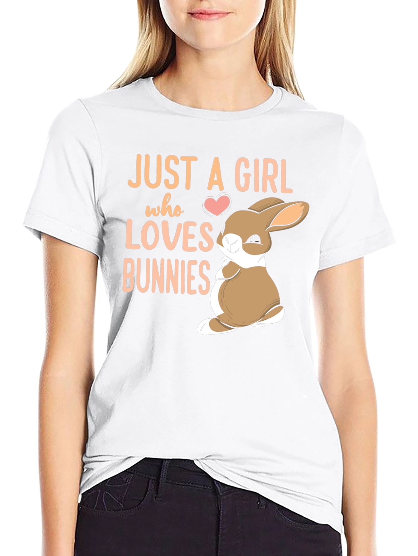 Just a Girl Who Loves Bunnies T-Shirt - 9