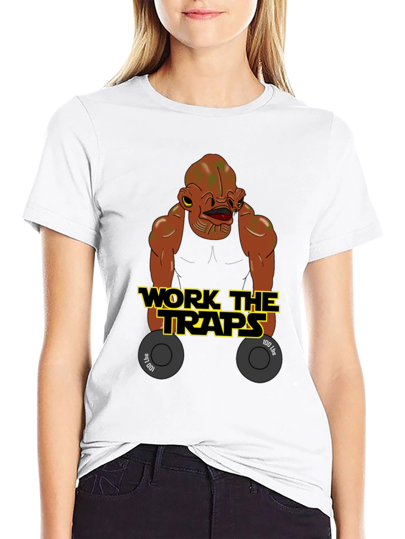 Black Work The Traps Ackbar T-Shirt view 9