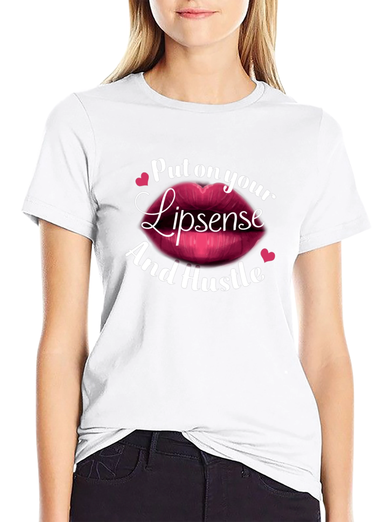 Black Lipsense Hustle Graphic Tee view 9