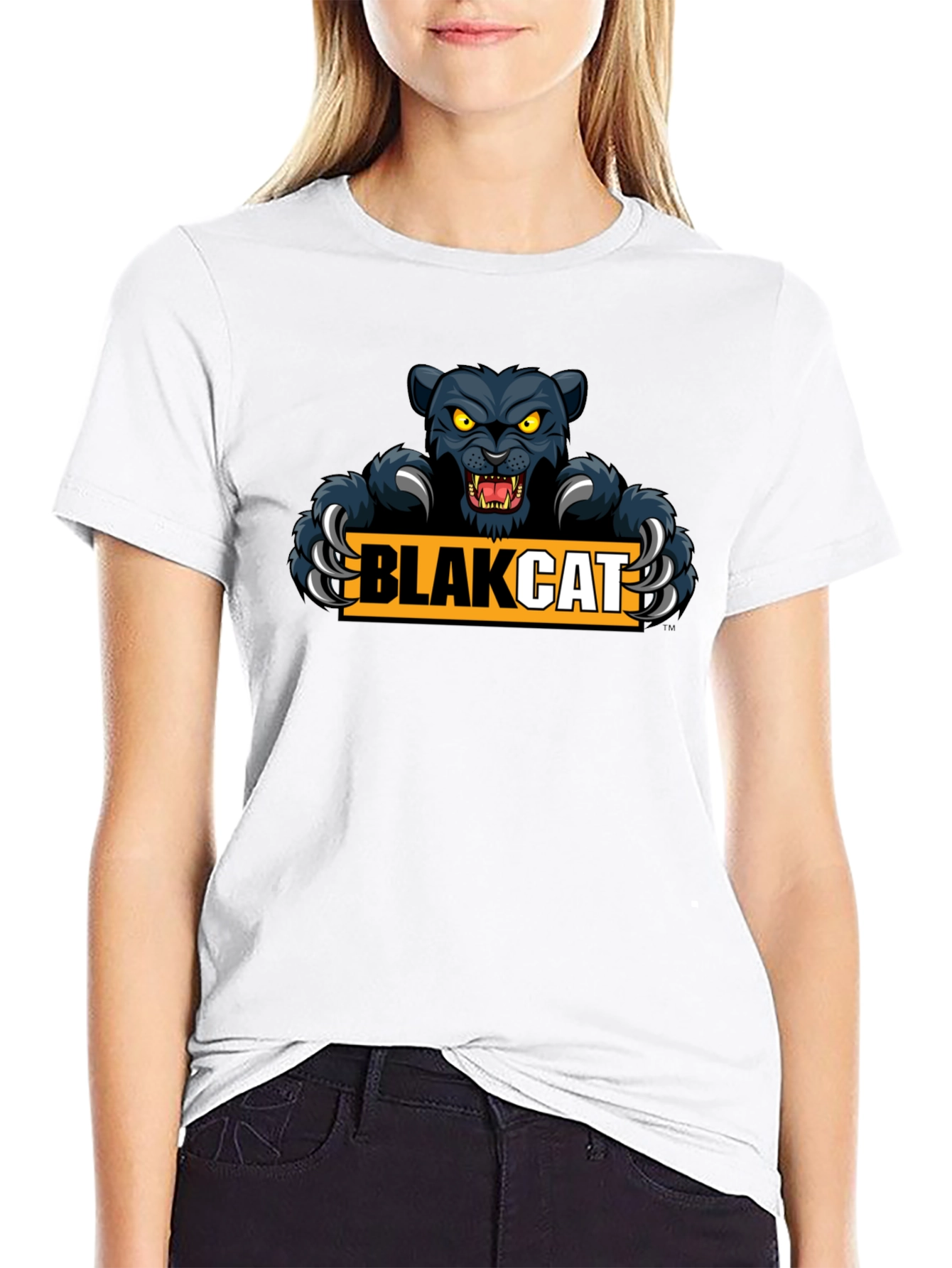 Black Blakcat Graphic T-Shirt view 9